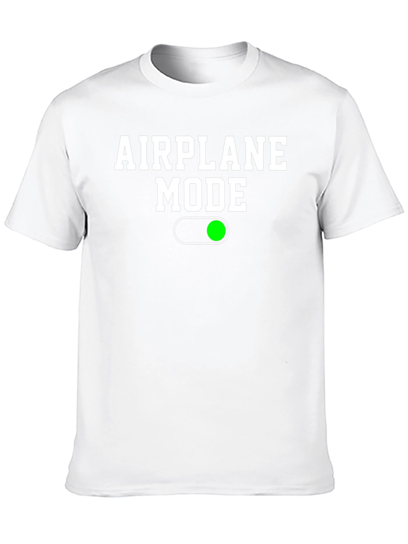 Black Airplane Mode Graphic T-Shirt - Travel Ready view 10