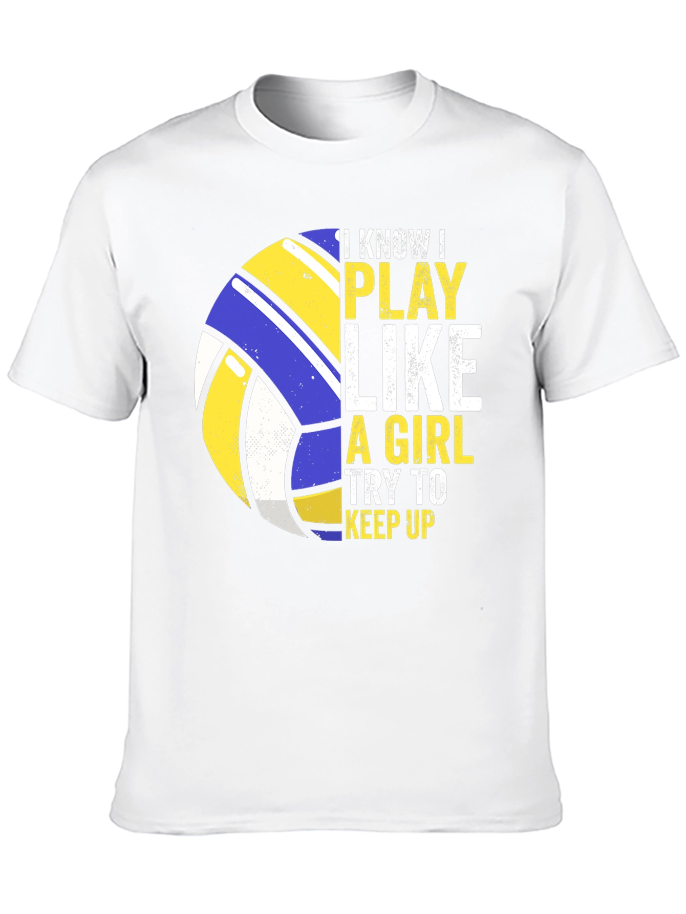 Black Volleyball Girl T-Shirt view 10