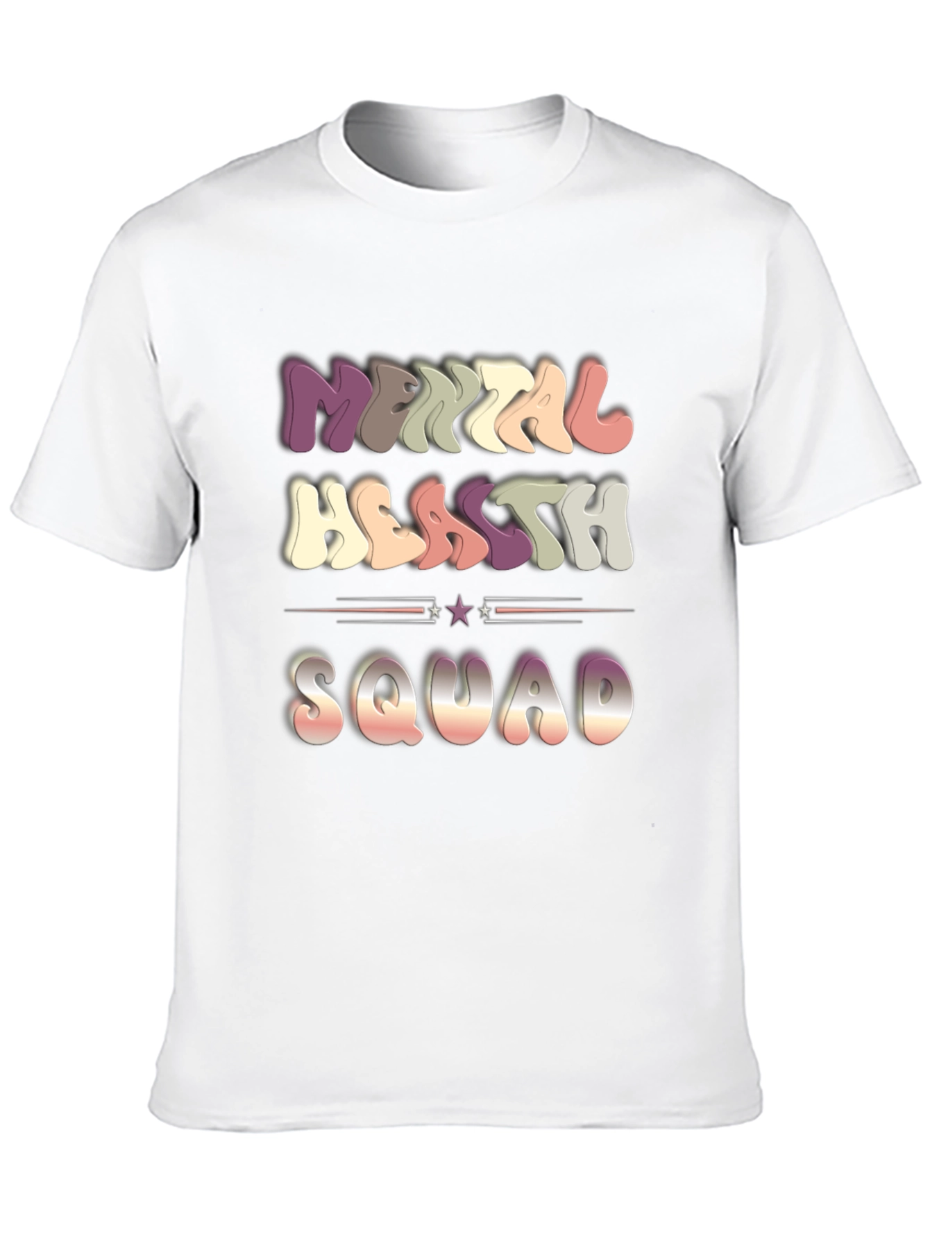 Black Mental Health Squad T-Shirt view 10