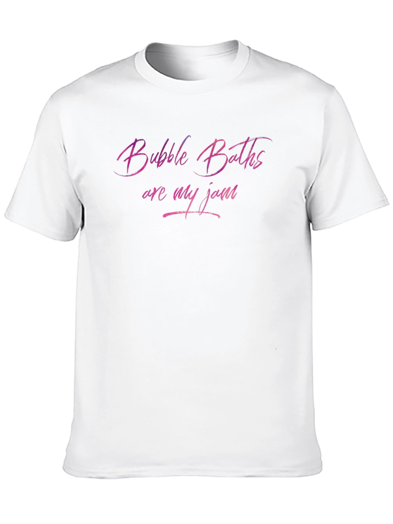 Black Bubble Baths Are My Jam Graphic Tee - Soft Cotton Comfort view 10
