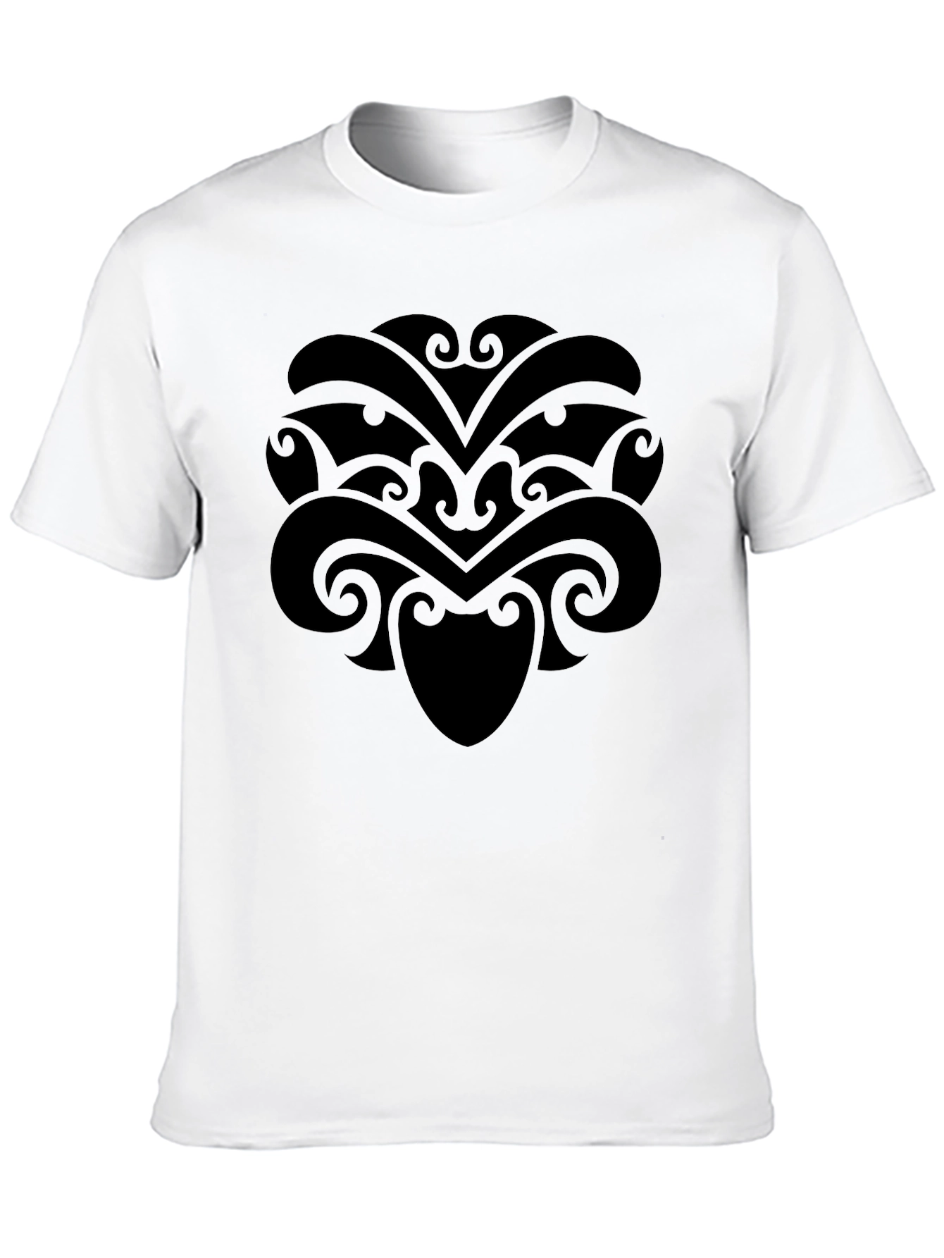 Black Tribal Art T-Shirt - Modern Menswear view 10