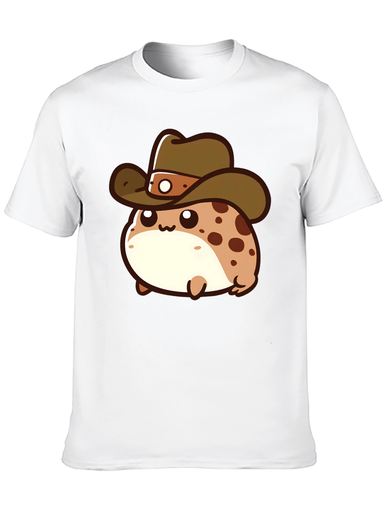Black Cartoon Cowboy Frog T-Shirt - Black view 10