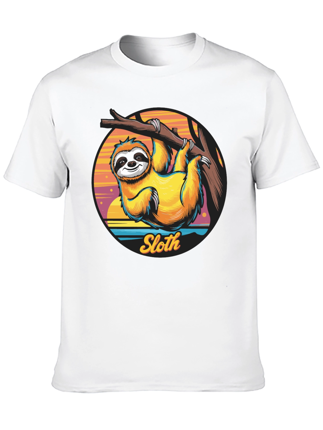 Black Sloth Graphic T-Shirt - Hang Loose Style view 10