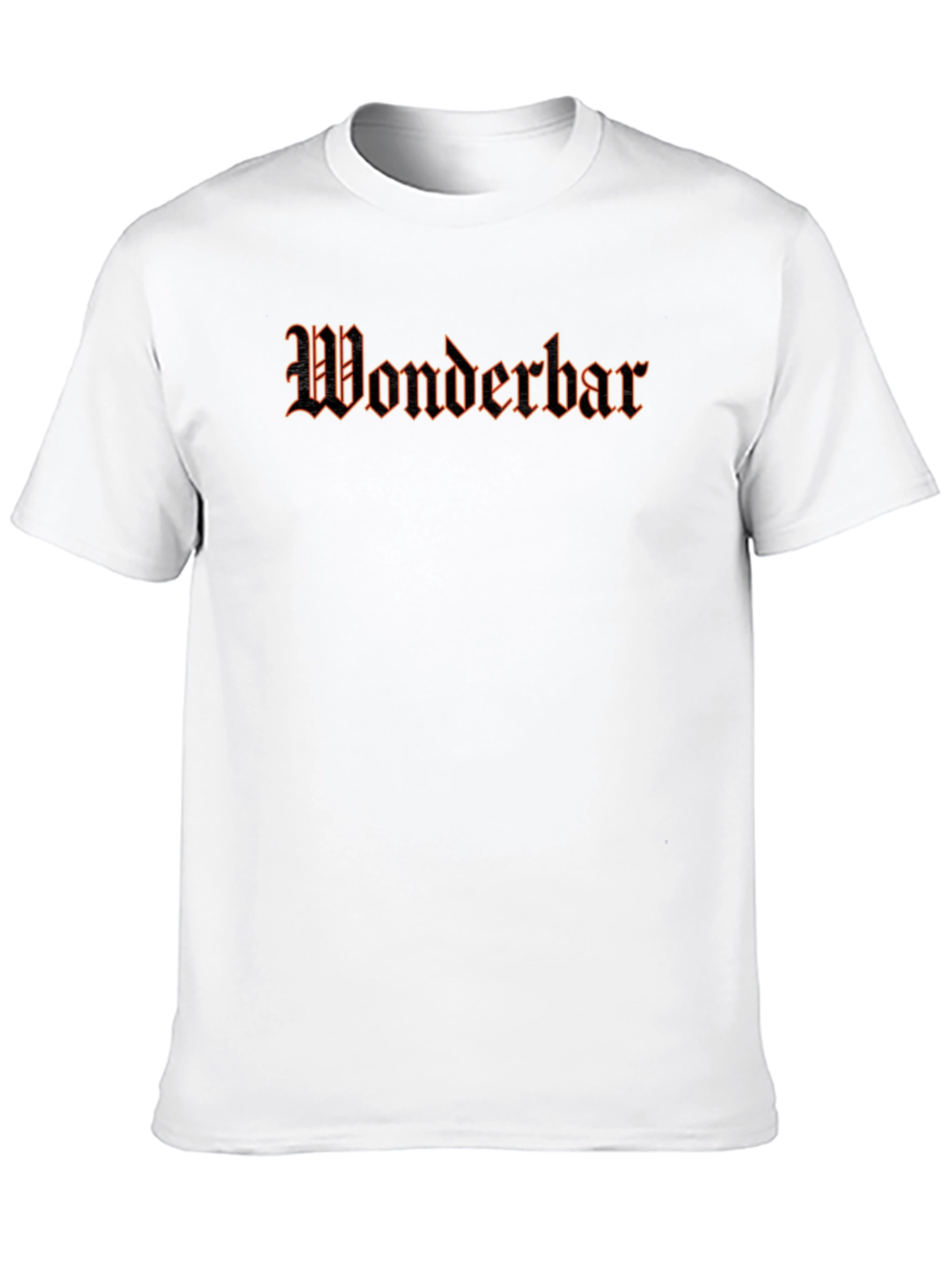 Black Wonderbar Graphic Tee - Black Cotton T-Shirt view 10