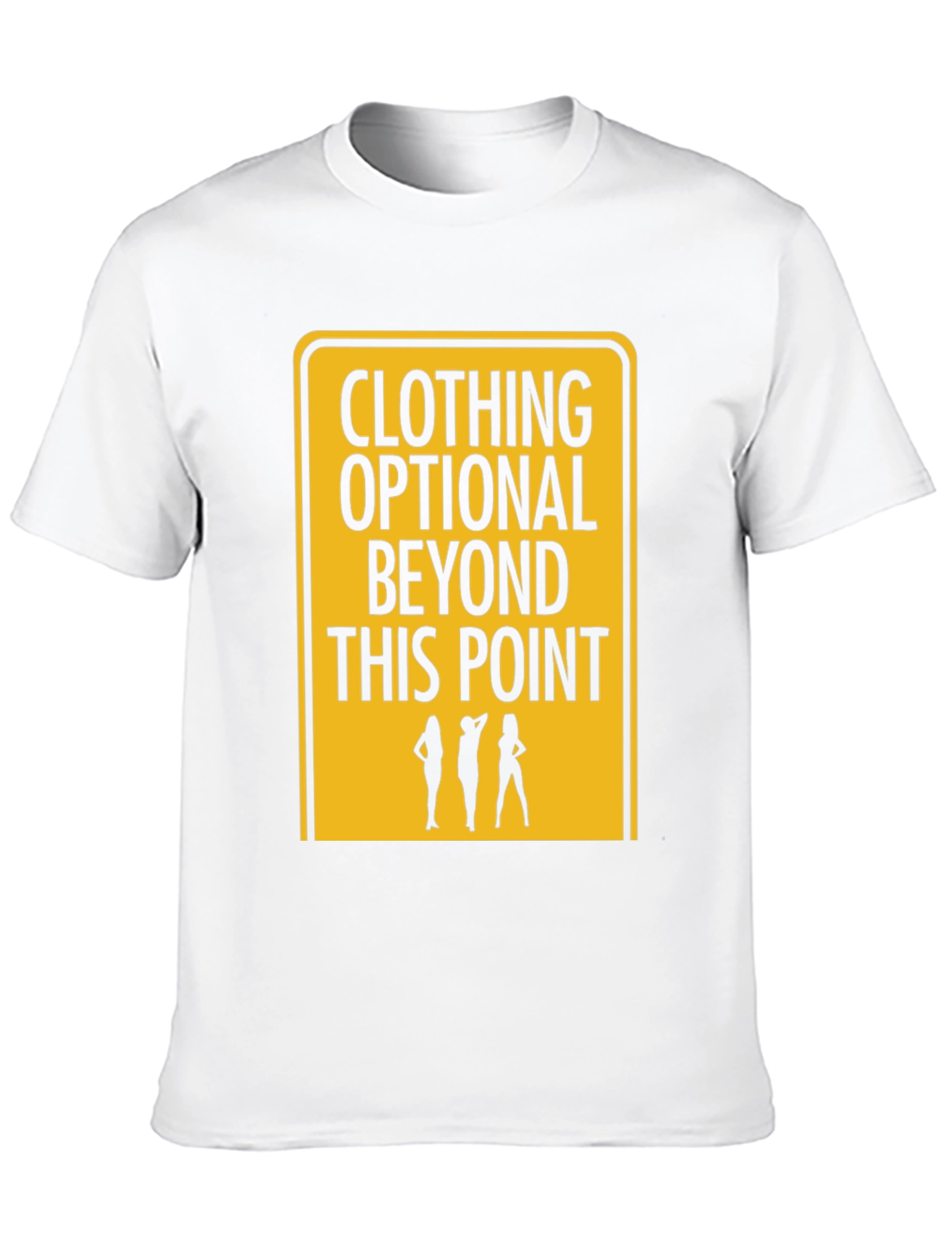Black Clothing Optional T-Shirt - Funny Graphic Tee view 10