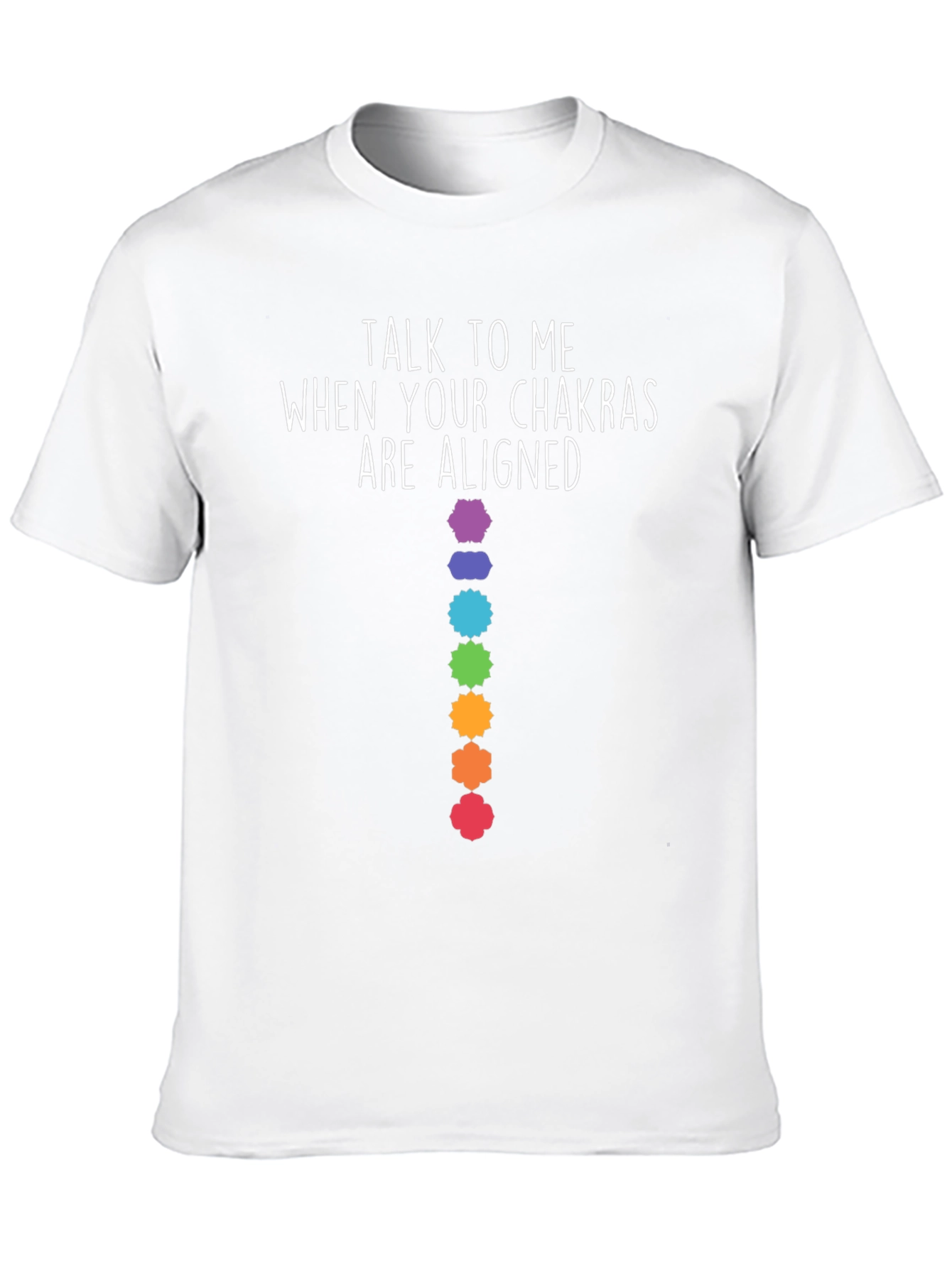 Black Chakra Alignment T-Shirt - Meditate in Style! view 10