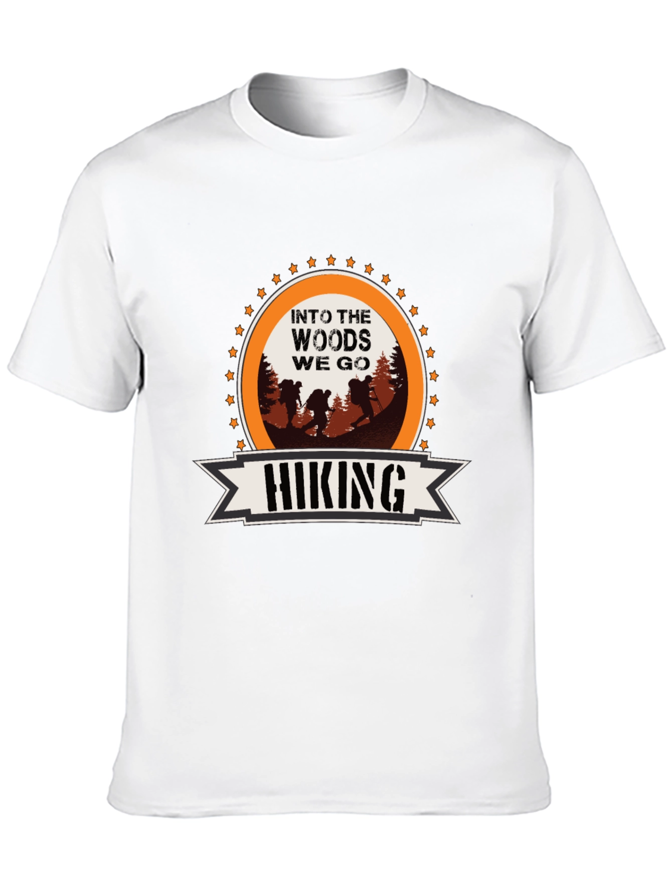 Black Hiking Adventure T-Shirt - Into the Woods view 10