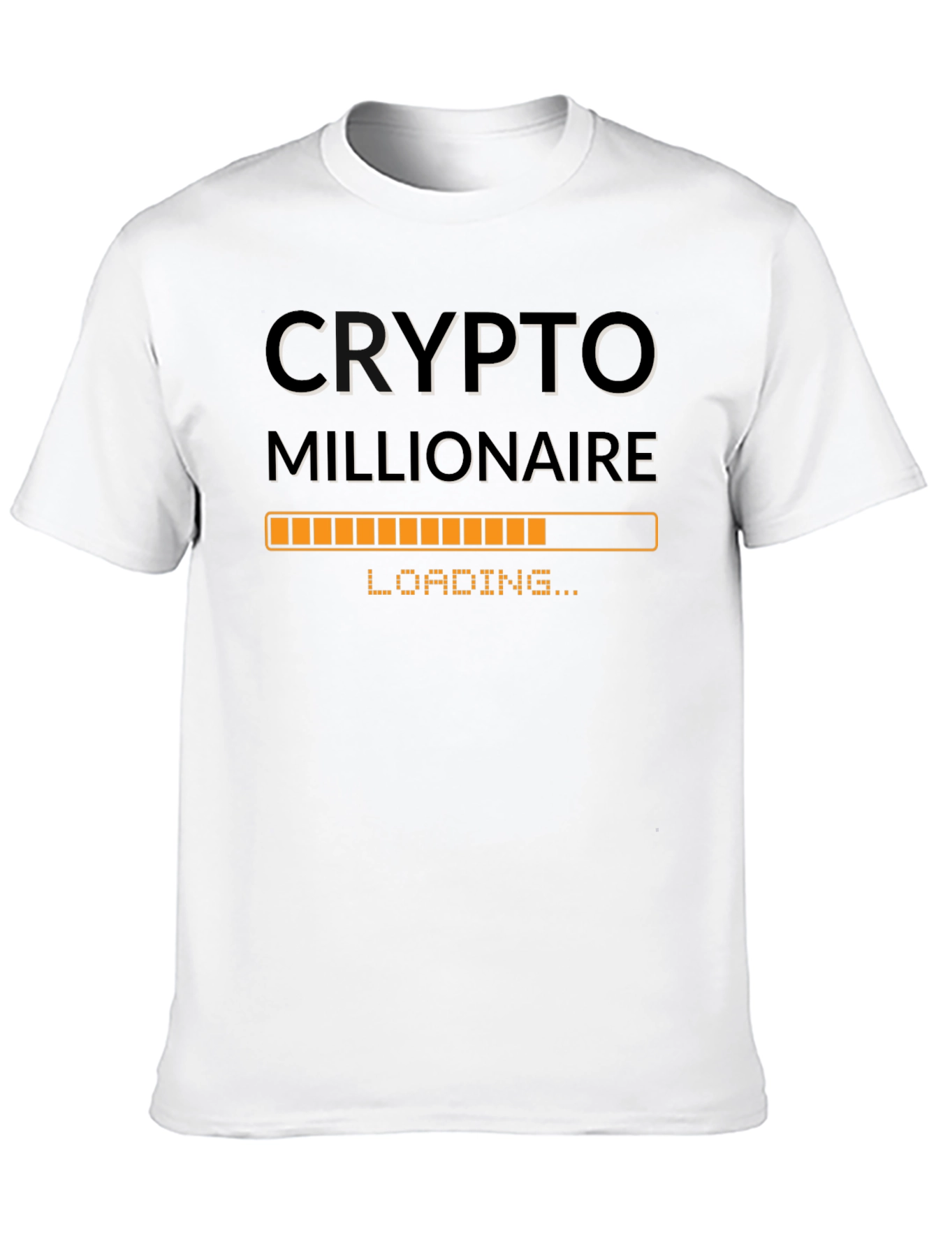 Black Crypto Millionaire Loading T-Shirt - Black view 10
