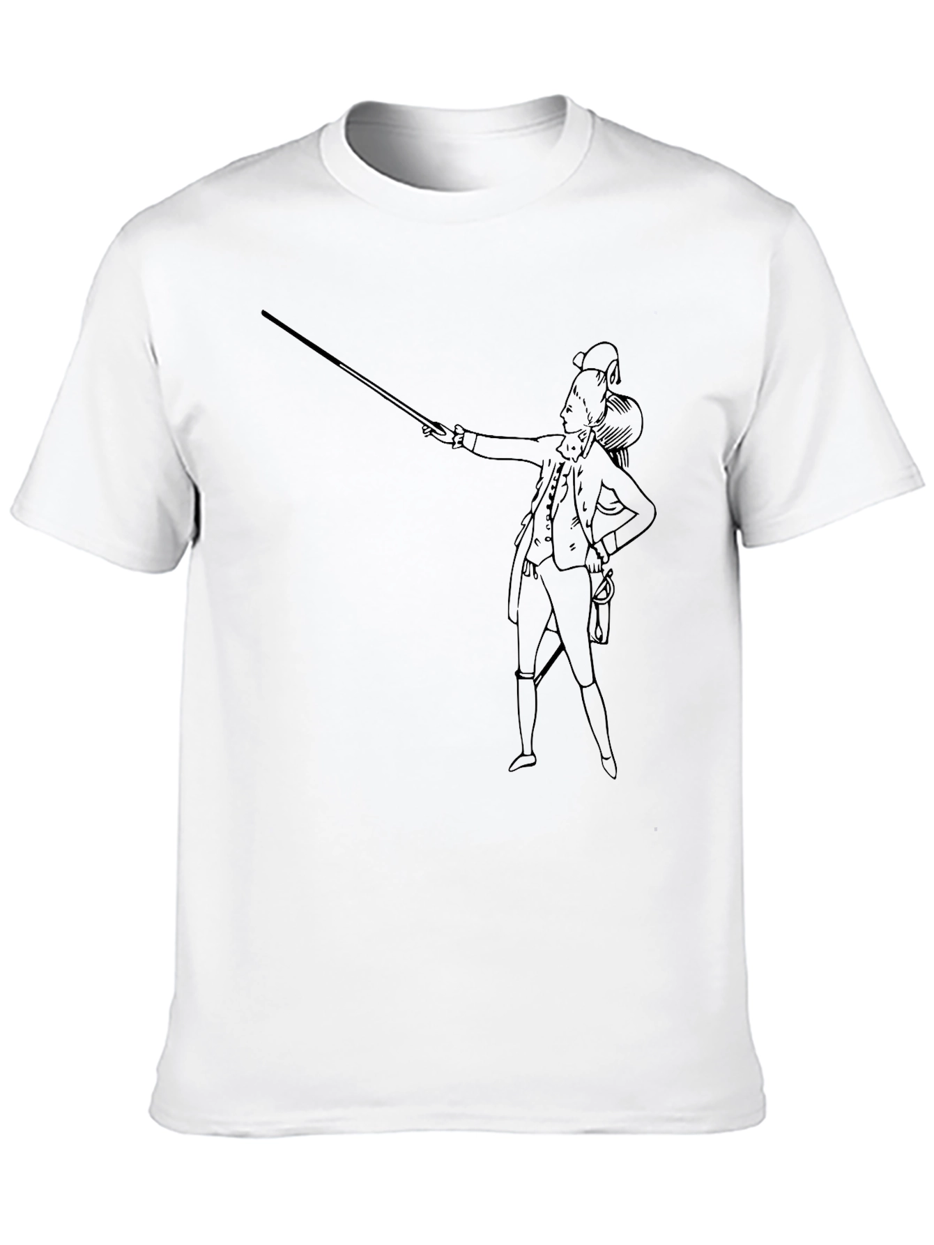 Black Revolutionary War T-Shirt - Black view 10