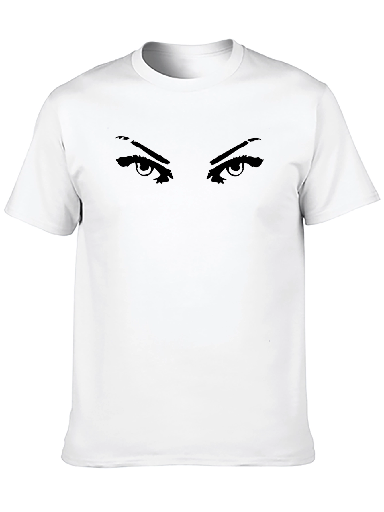 Black Intriguing Eyes Black T-Shirt view 10