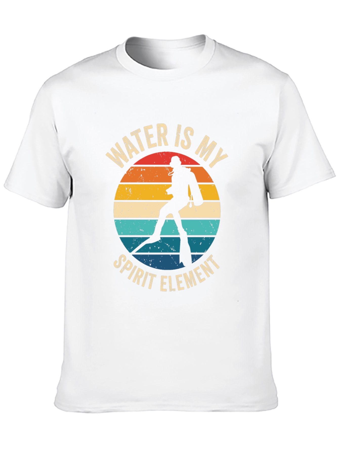 Black Water Is My Spirit Element Diver T-Shirt view 10