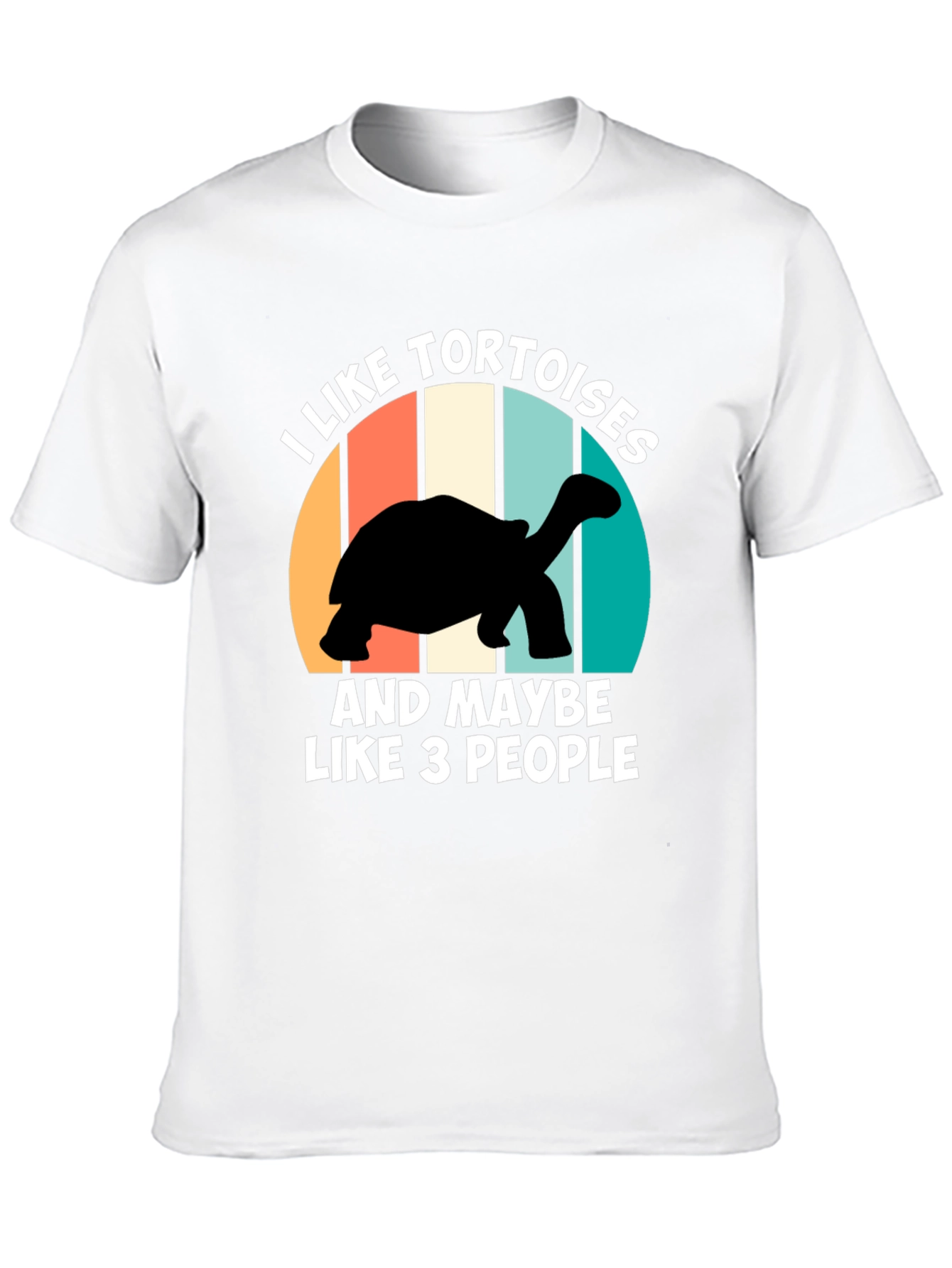 Black I Like Tortoises T-Shirt Black view 10