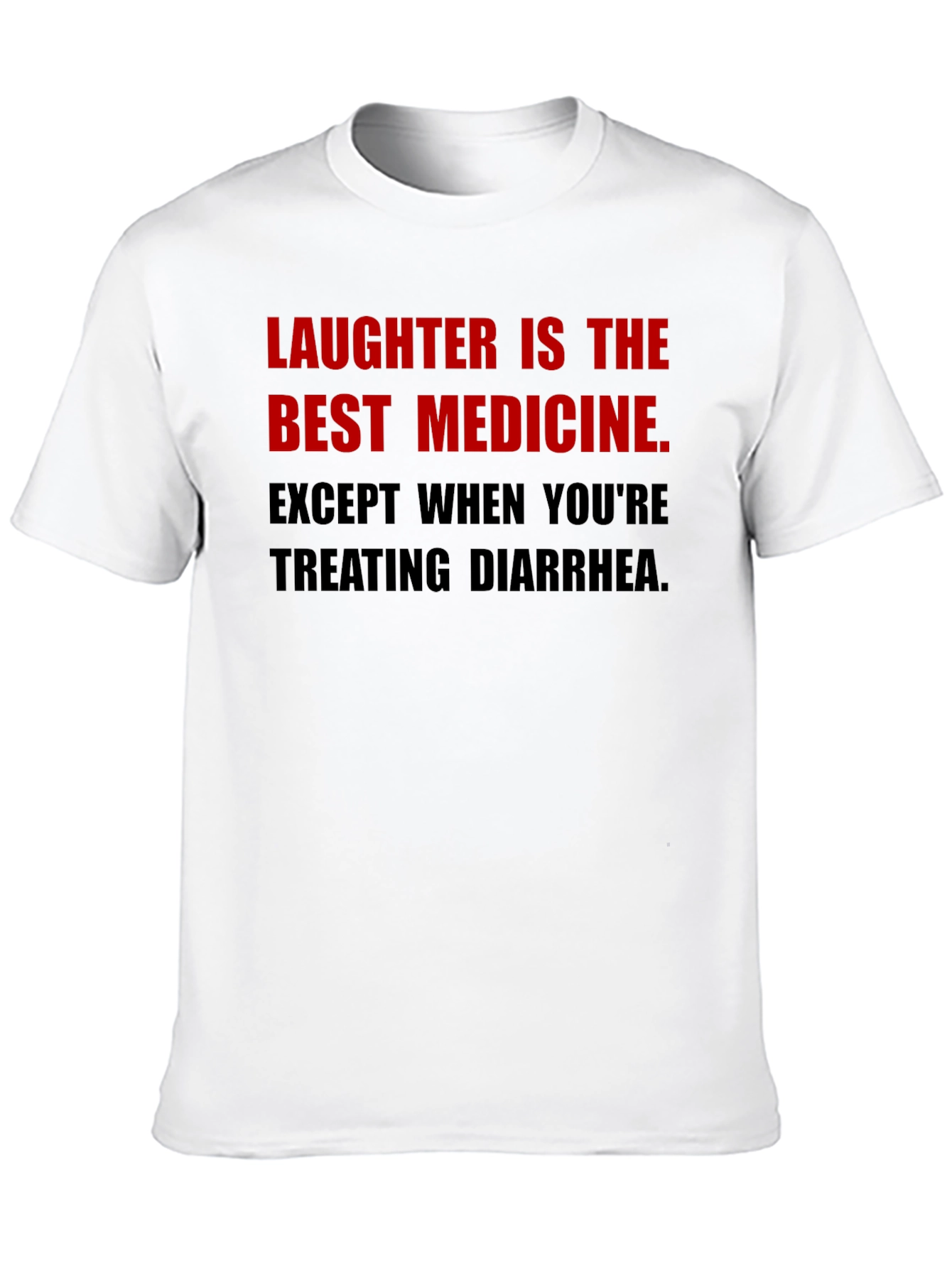 Black Humorous Laughter Medicine T-Shirt view 10