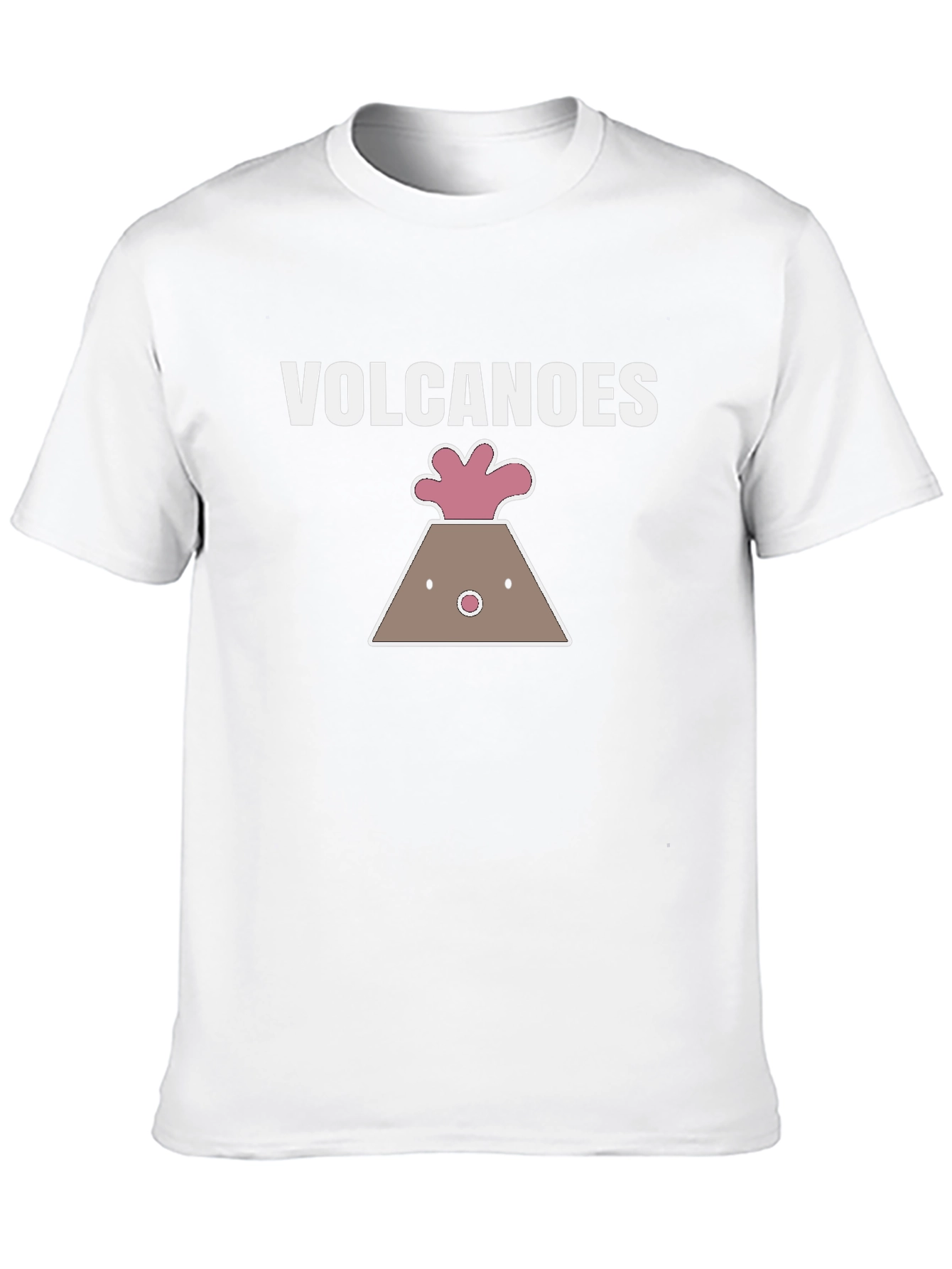 Black Volcanoes Graphic T-Shirt Funny Design Tee view 10