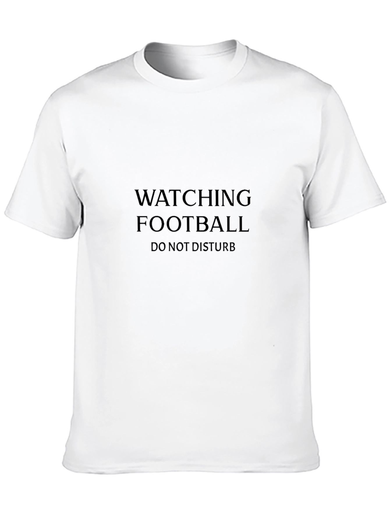 Black Watching Football - Do Not Disturb T-Shirt view 10