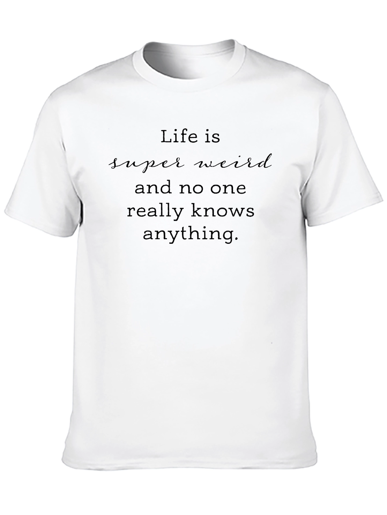 Black Life is Weird T-Shirt view 10