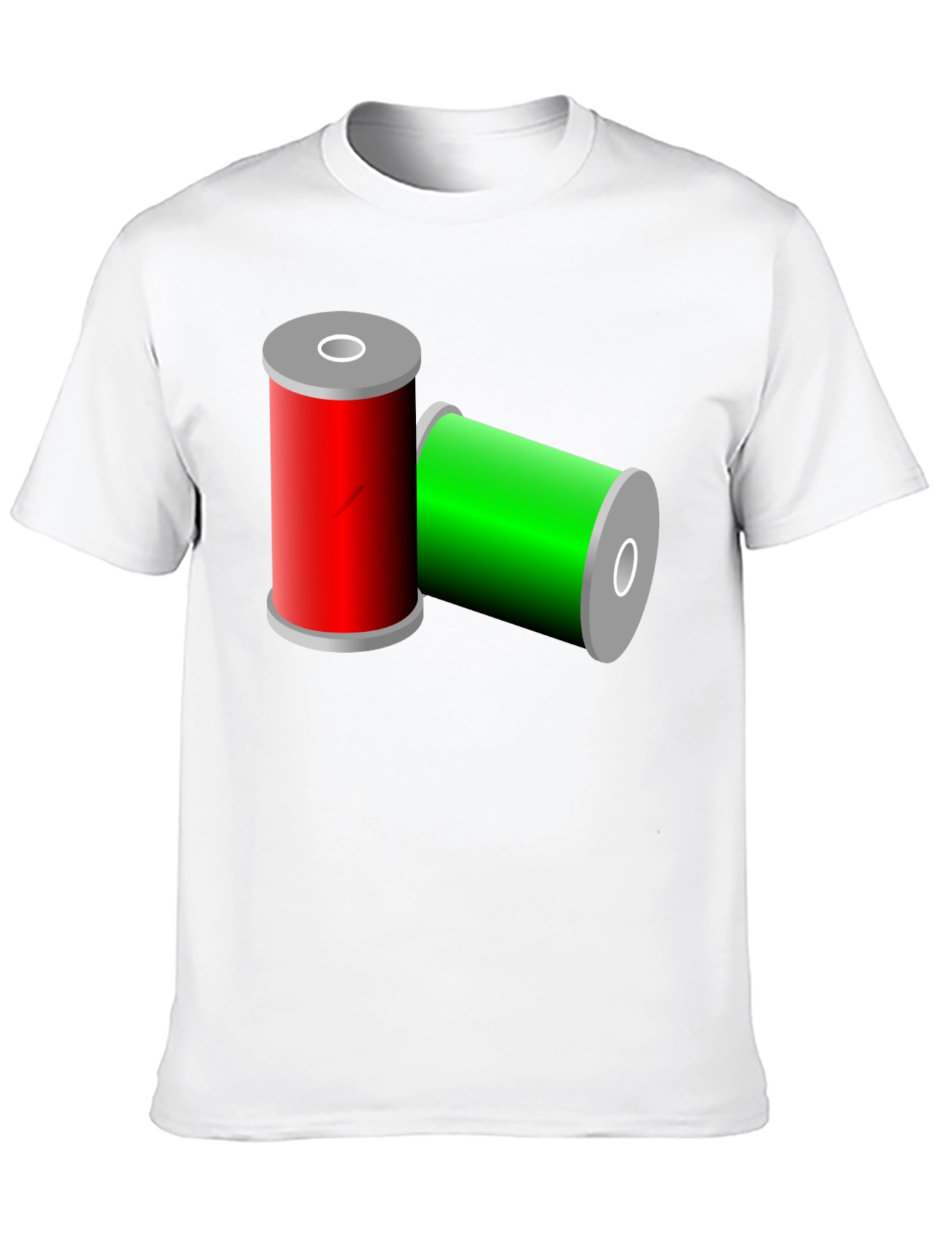 Black Thread Spools Graphic Tee view 10