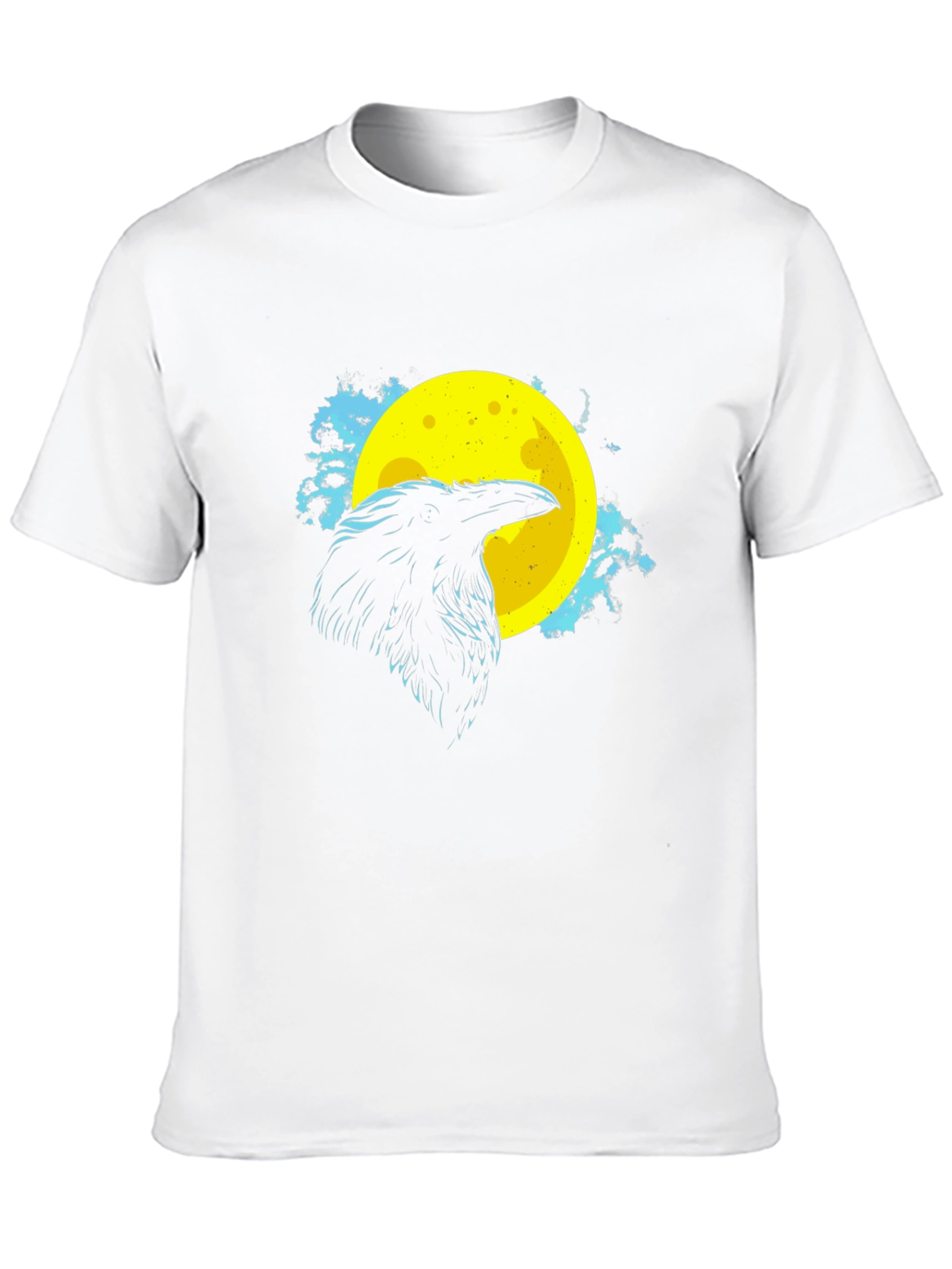 Black Raven Moon Graphic Tee - Black T-Shirt view 10