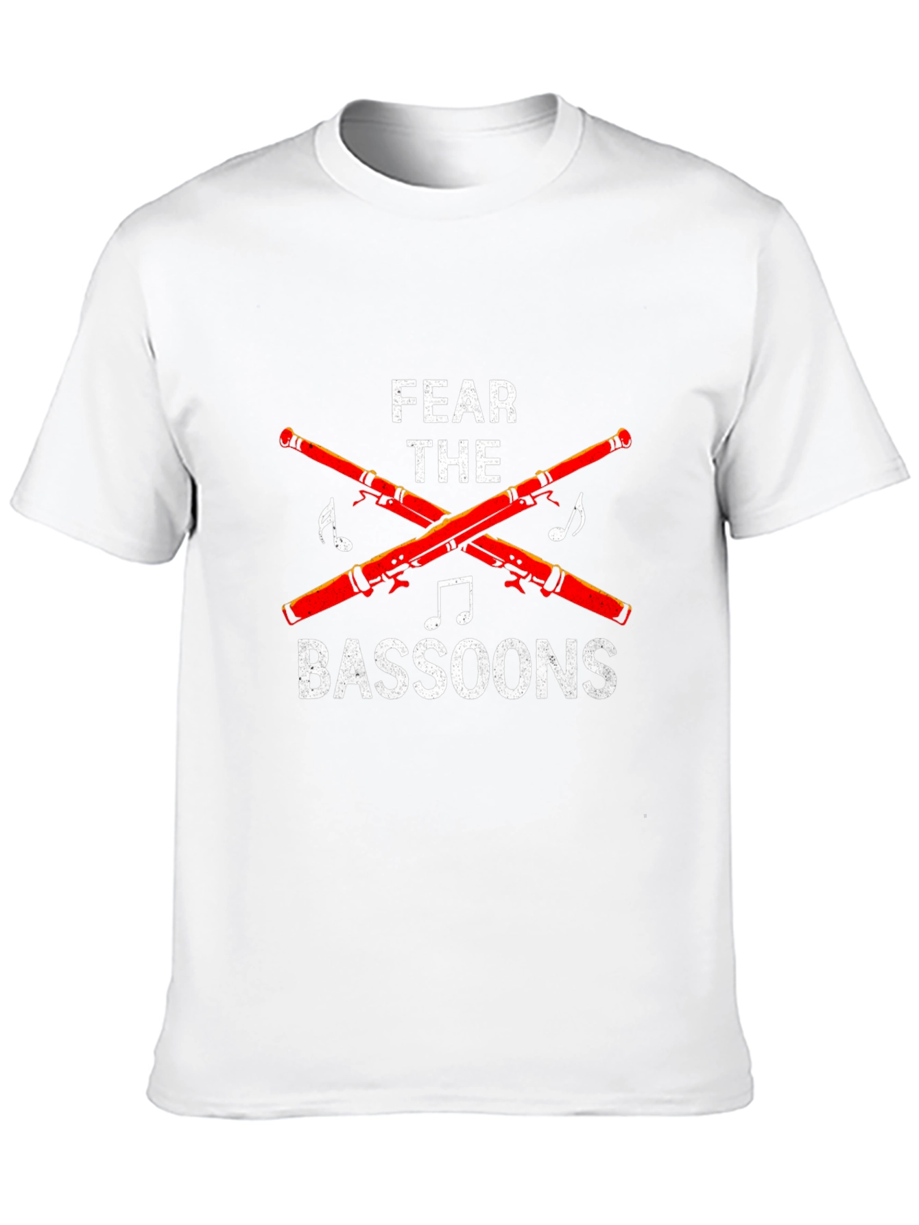 Black Fear the Bassoons T-Shirt - Music Lover Tee view 10