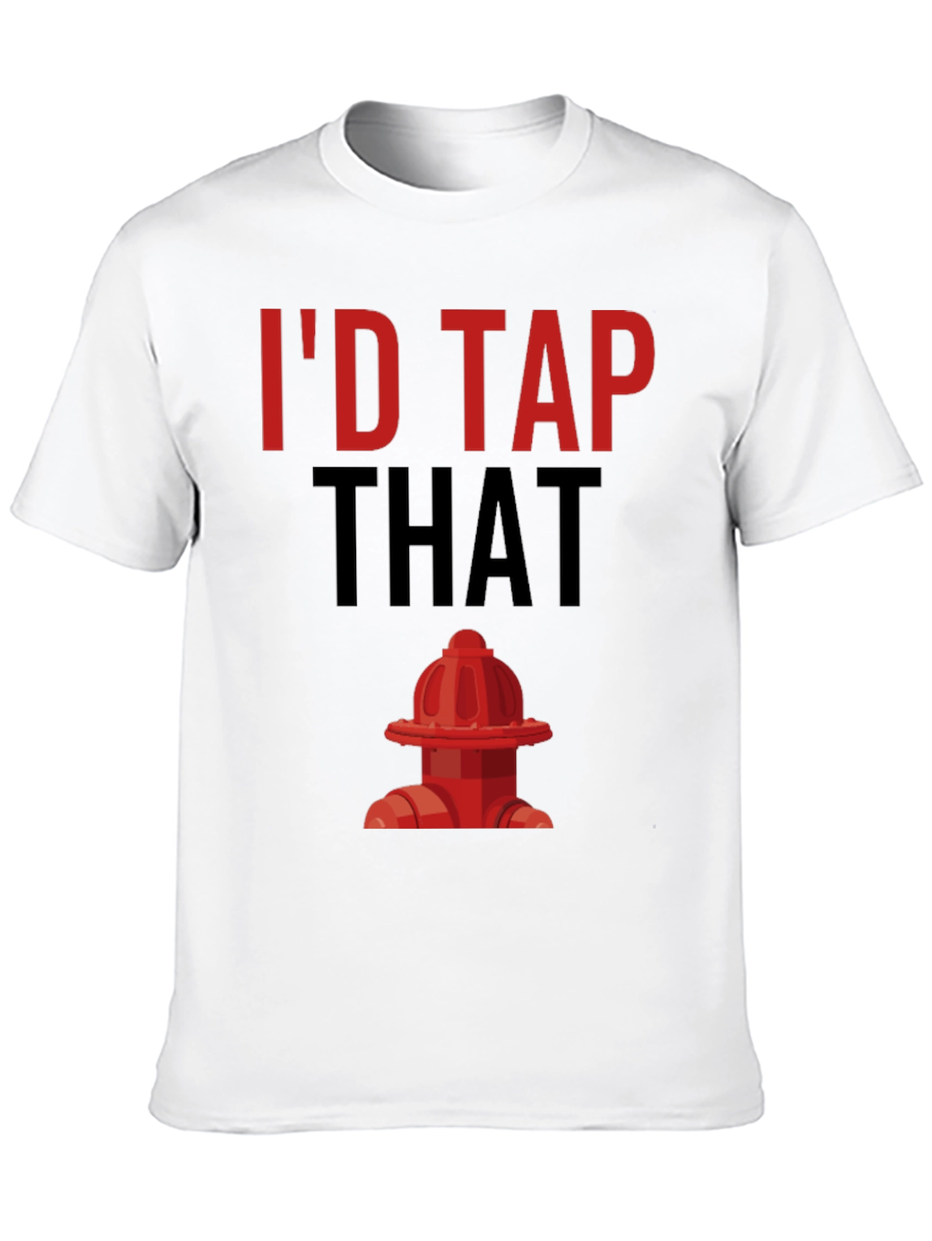 Black I'd Tap That Graphic T-Shirt view 10
