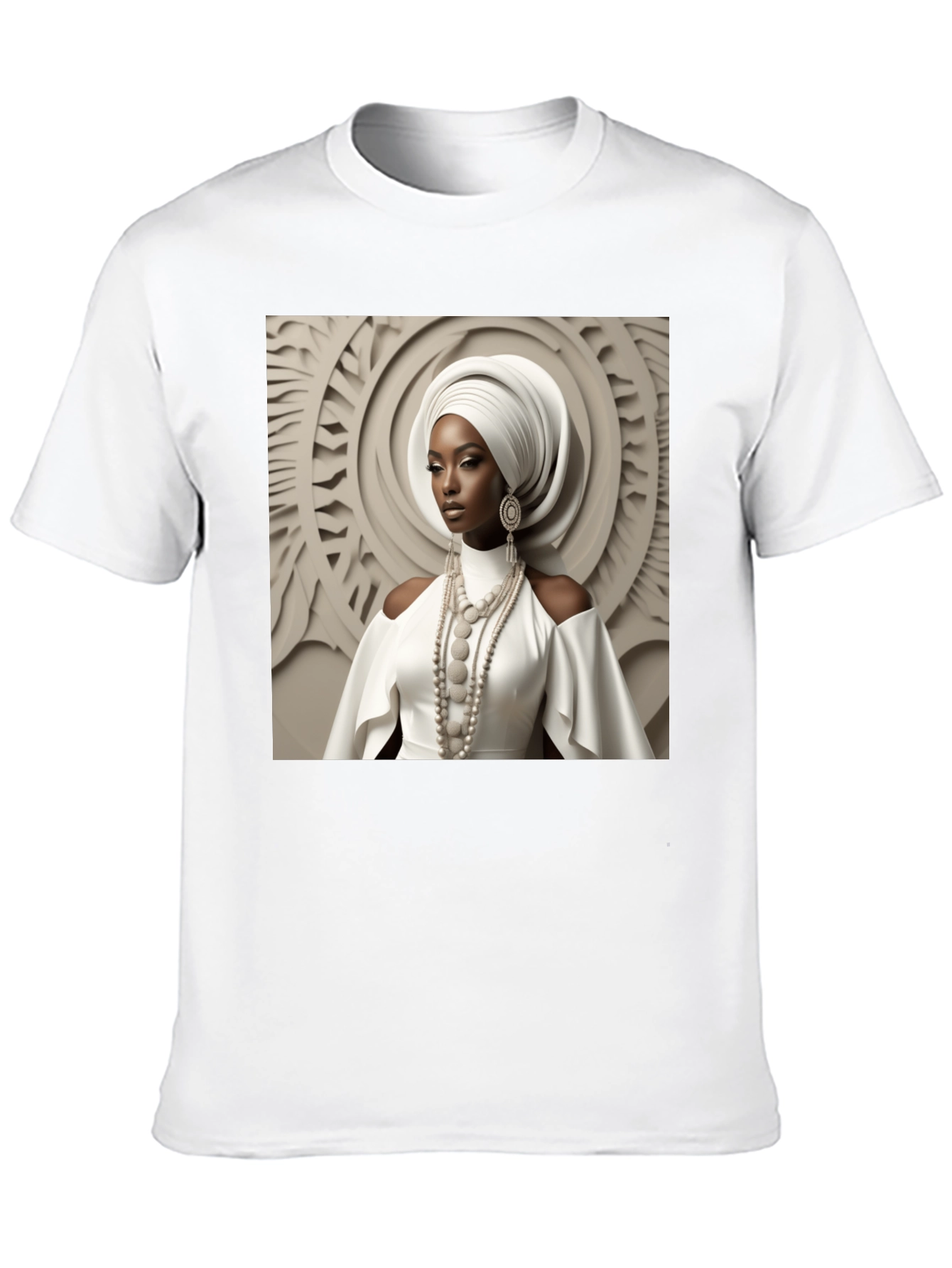 Black Elegant Woman Graphic Tee view 10