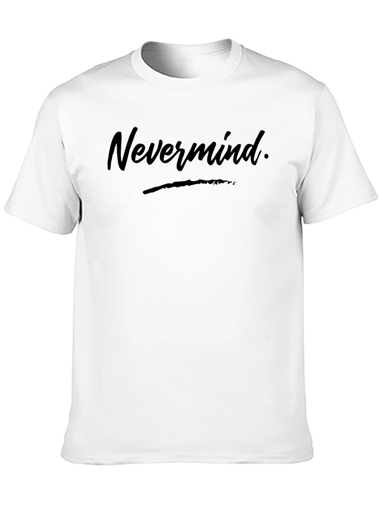 Black Nevermind Graphic T-Shirt - Soft Cotton Blend view 10