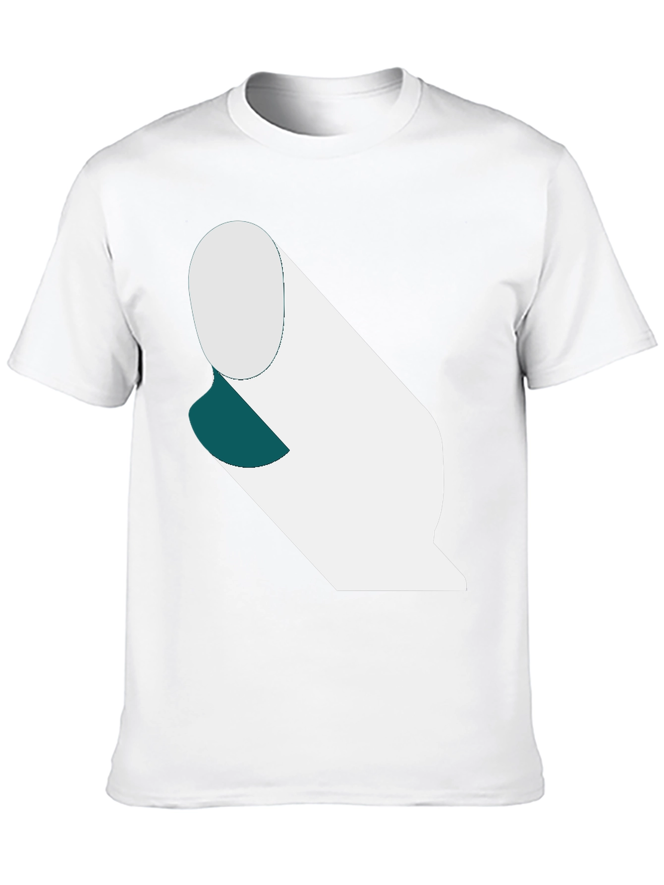 Black Abstract Roll Graphic Tee - Modern Comfort view 10