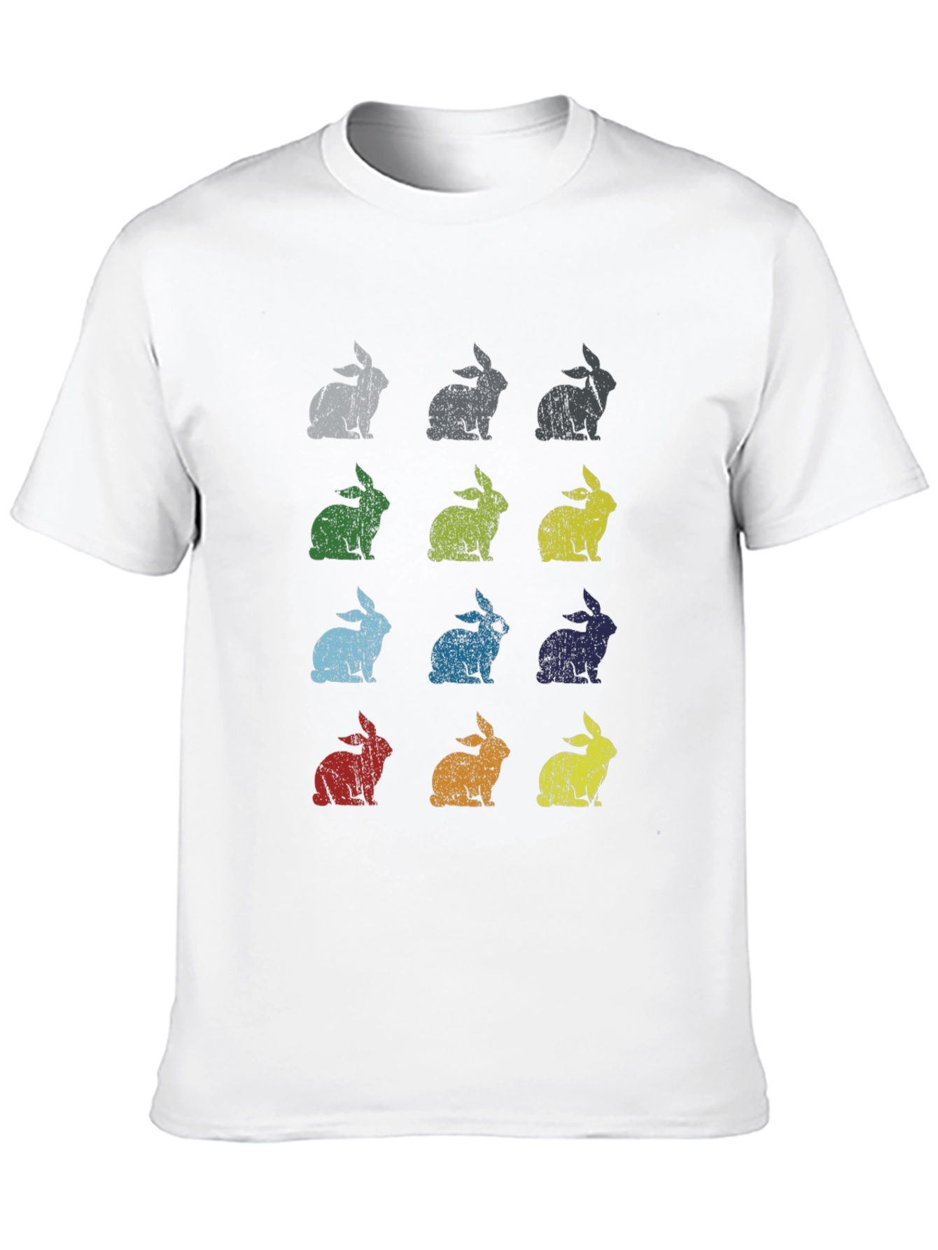 Black Retro Bunny T-Shirt view 10