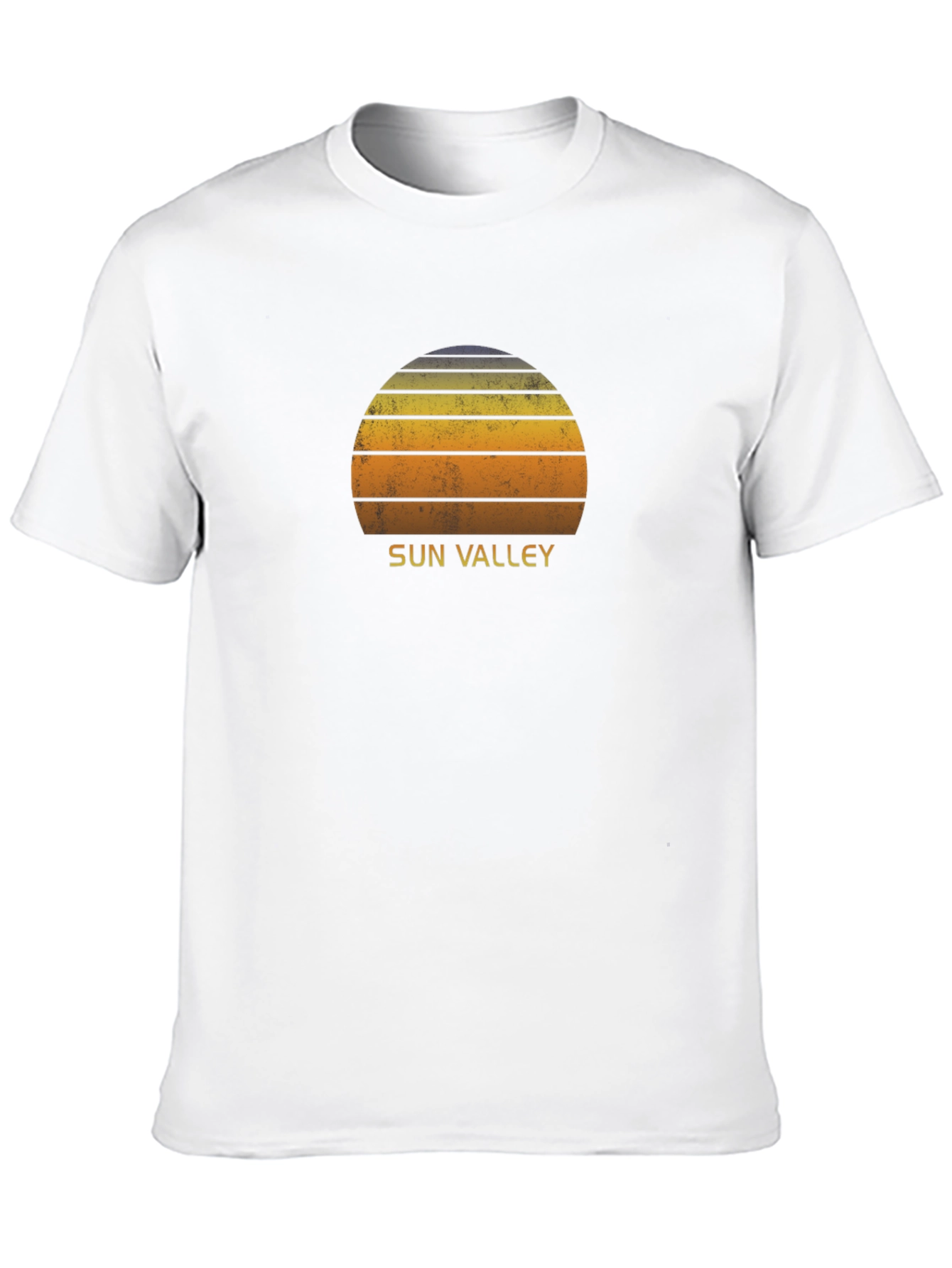 Black Sun Valley Sunset Graphic Tee - Retro Style view 10