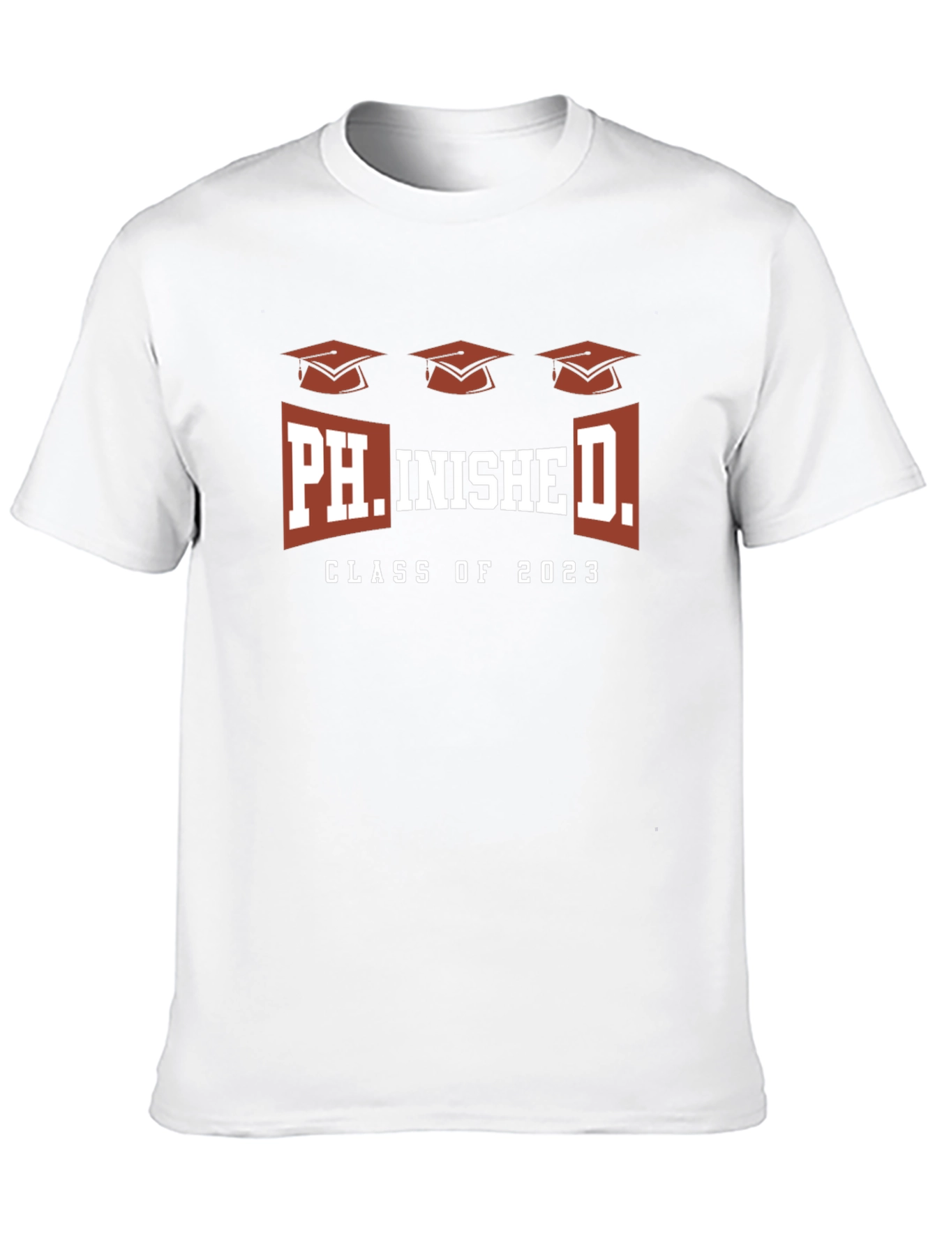 Black Ph.inishe D. Class of 2023 Graduation T-Shirt view 10