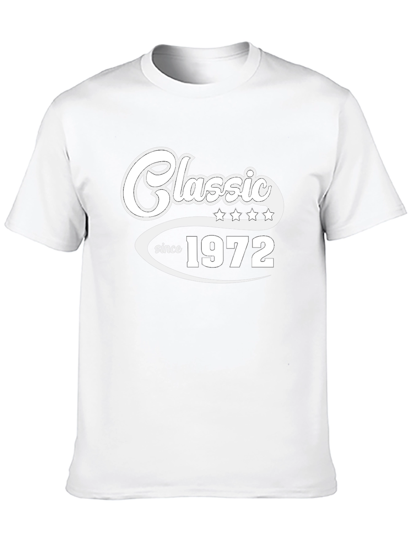 Black Classic Since 1972 Black T-Shirt view 10