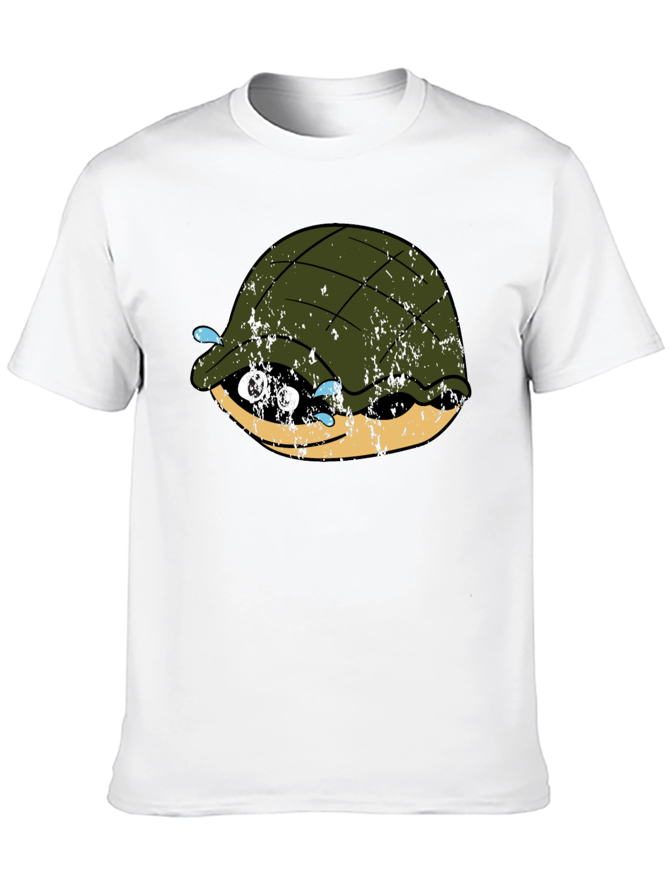 Black Funny Turtle Graphic T-Shirt - Black view 10