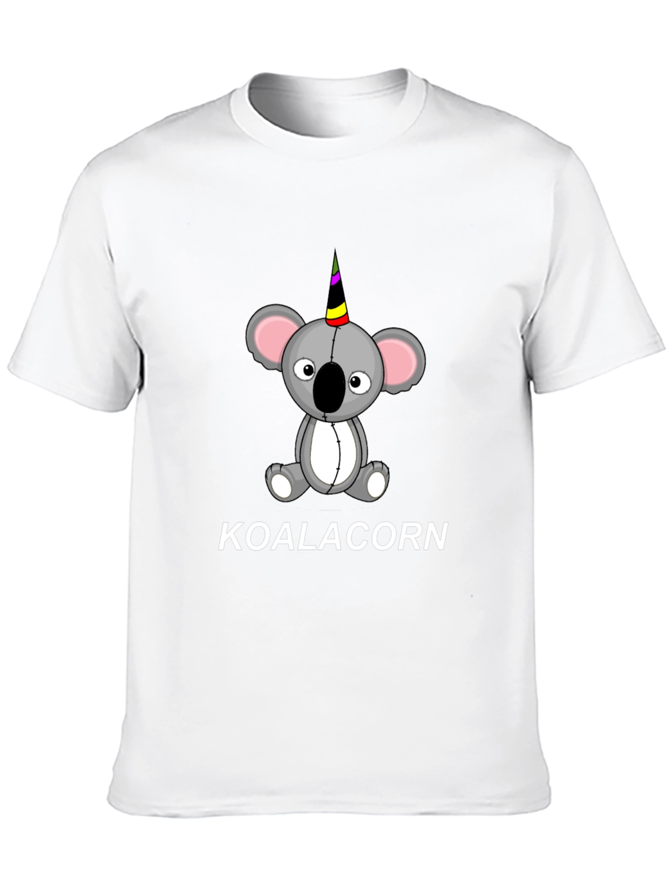 Black Koalacorn Black T-Shirt - Unisex Graphic Tee view 10