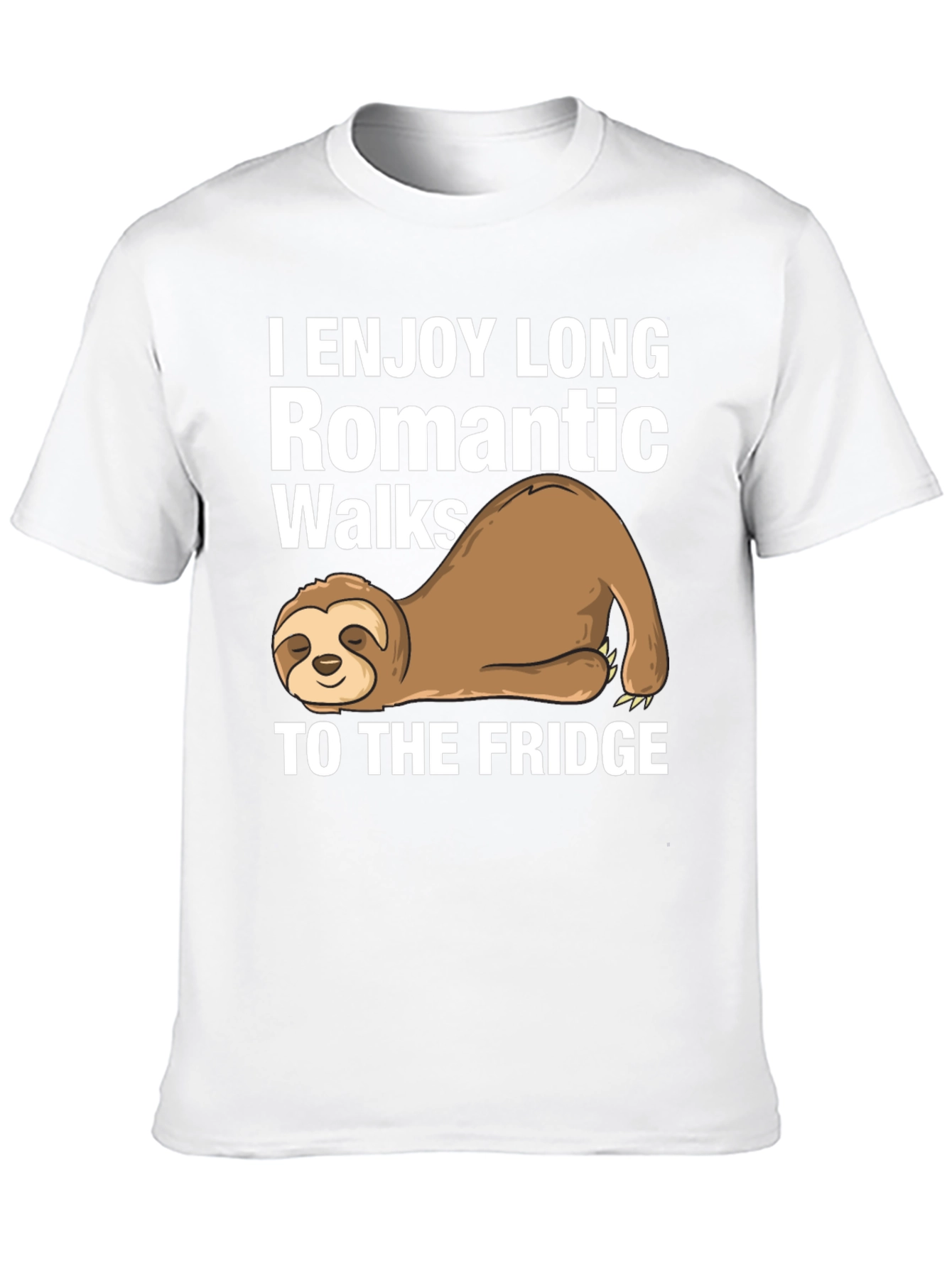 Black Romantic Walks Sloth T-Shirt view 10