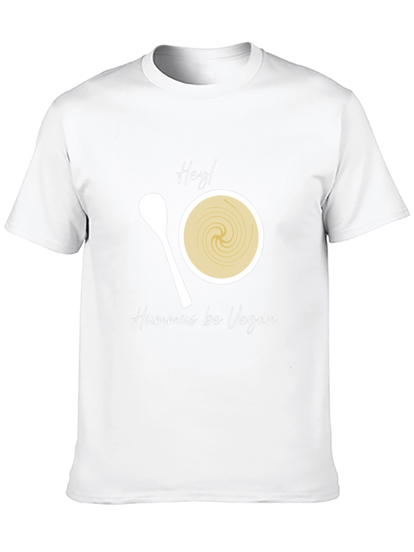 Black Hummus Be Vegan Graphic Tee view 10