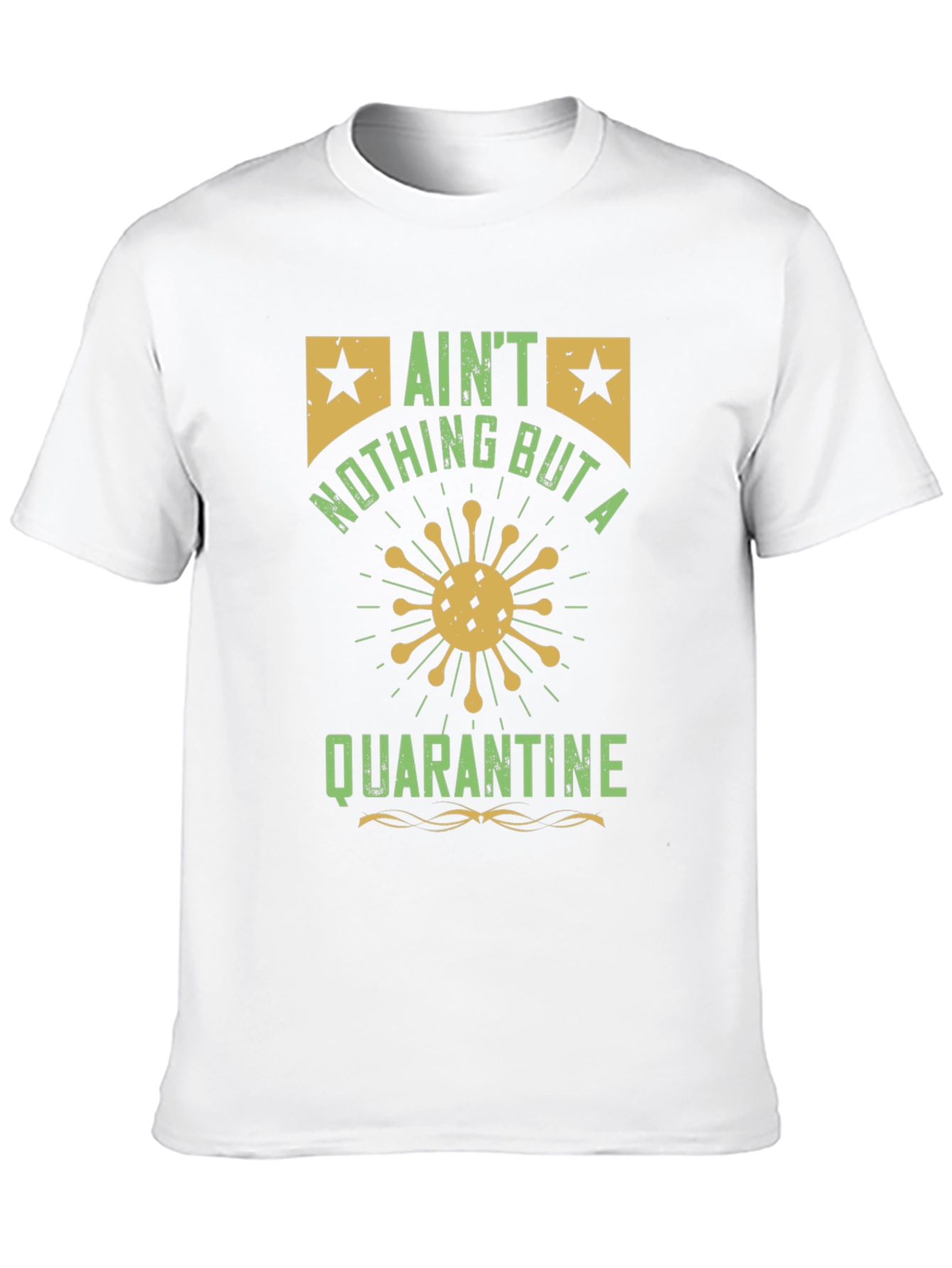Black Ain't Nothing But a Quarantine T-Shirt - Black view 10