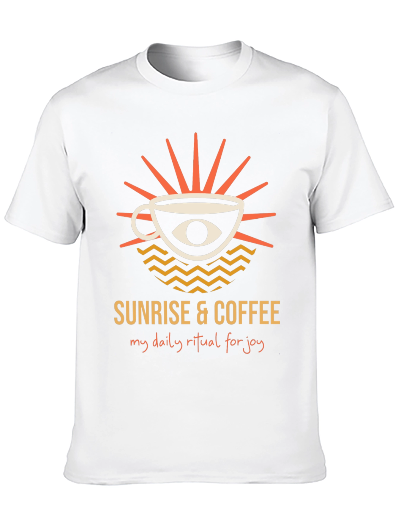 Black Sunrise & Coffee Graphic Tee - Daily Ritual Joy view 10
