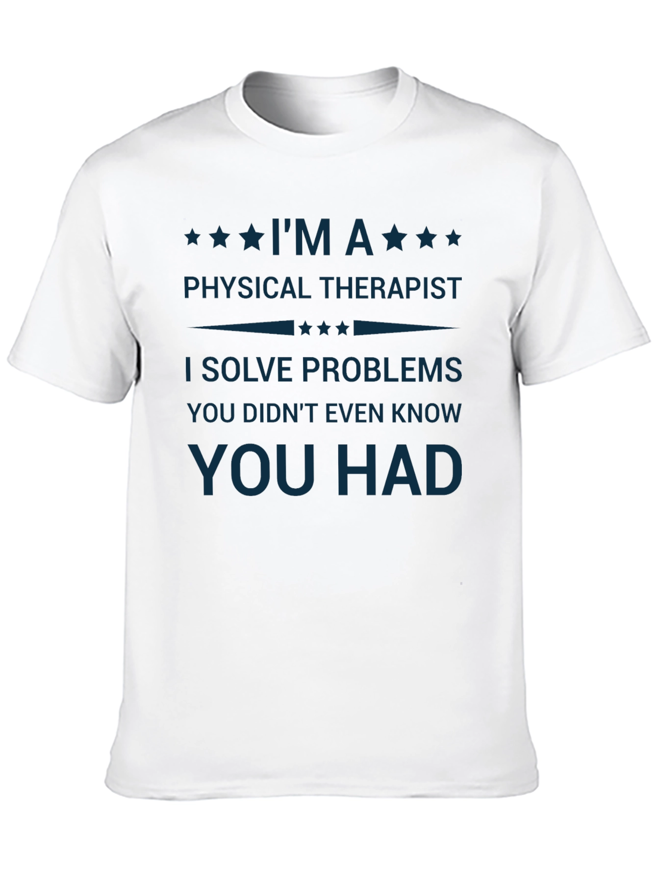 Black Physical Therapist T-Shirt - Problem Solver view 10