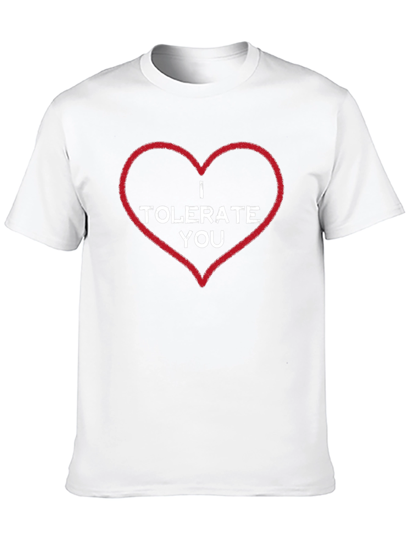 Black I Tolerate You T-Shirt - Funny Sarcastic Tee view 10