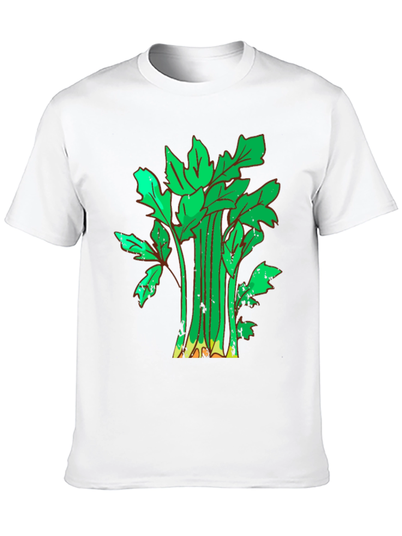 Black Celery Graphic Tee - Fun Food Shirt view 10