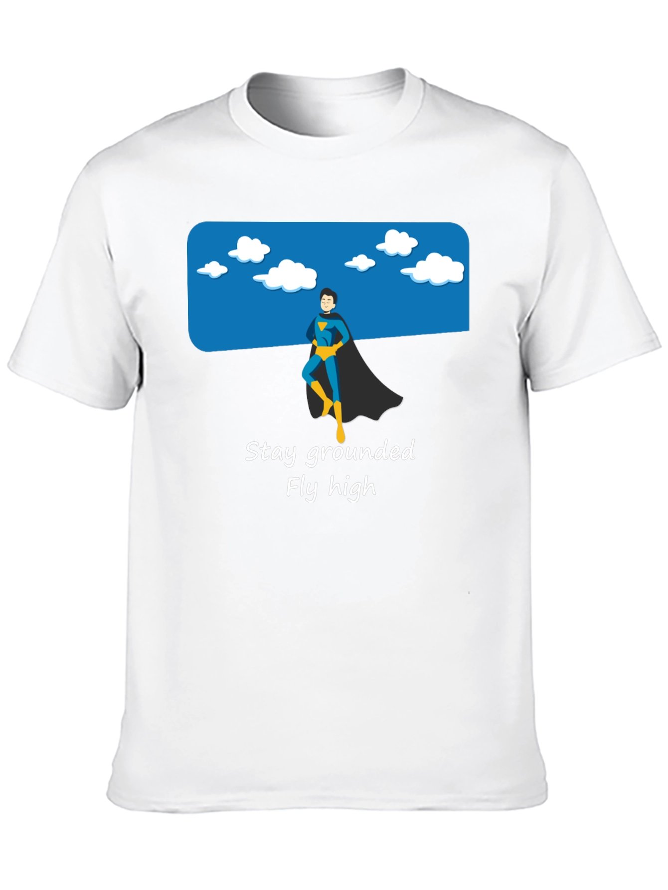 Black Stay Grounded Graphic Tee - Superhero Style view 10