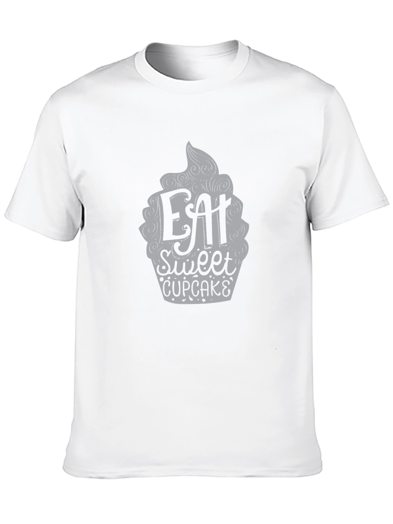 Black Eat Sweet Cupcake Graphic Tee view 10