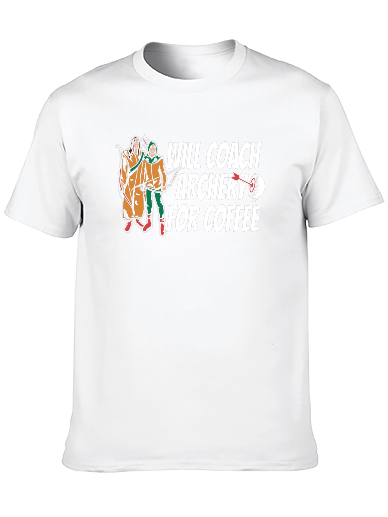 Black Archery Coach Coffee T-Shirt view 10