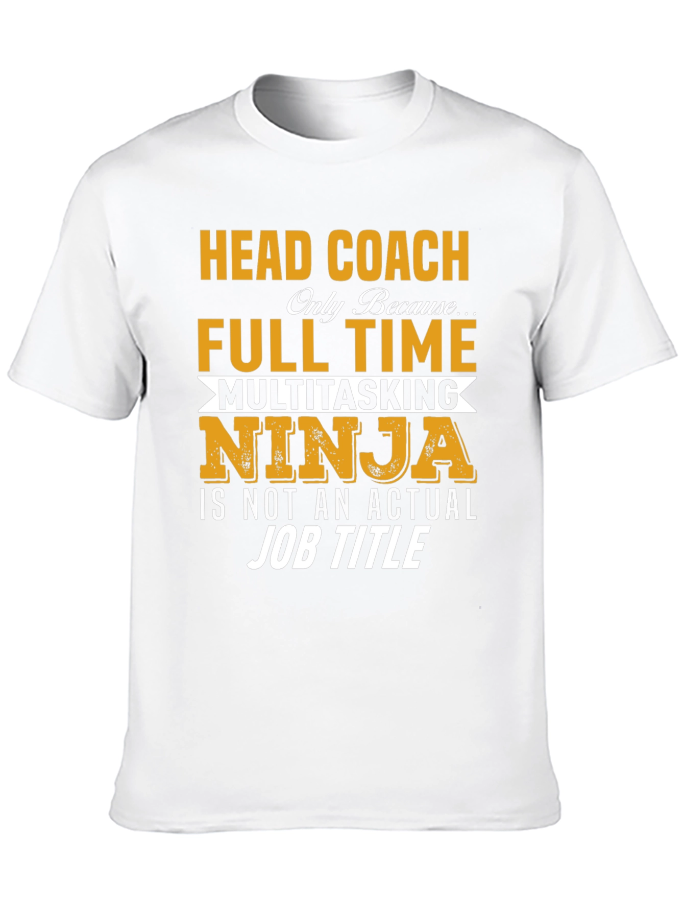 Black Head Coach Ninja T-Shirt view 10