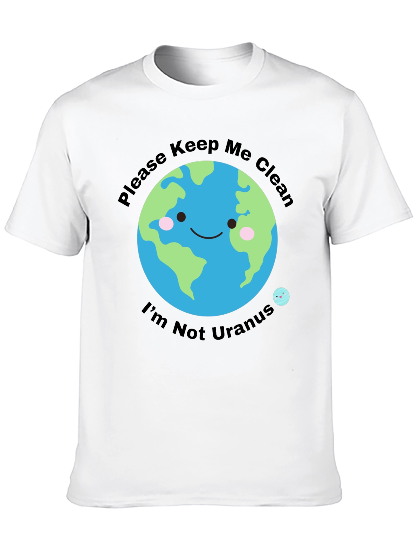 Black Keep Me Clean Earth T-Shirt view 10