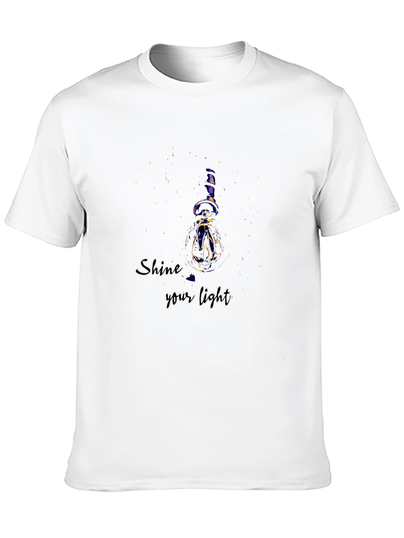 Black Shine Your Light Graphic T-Shirt view 10