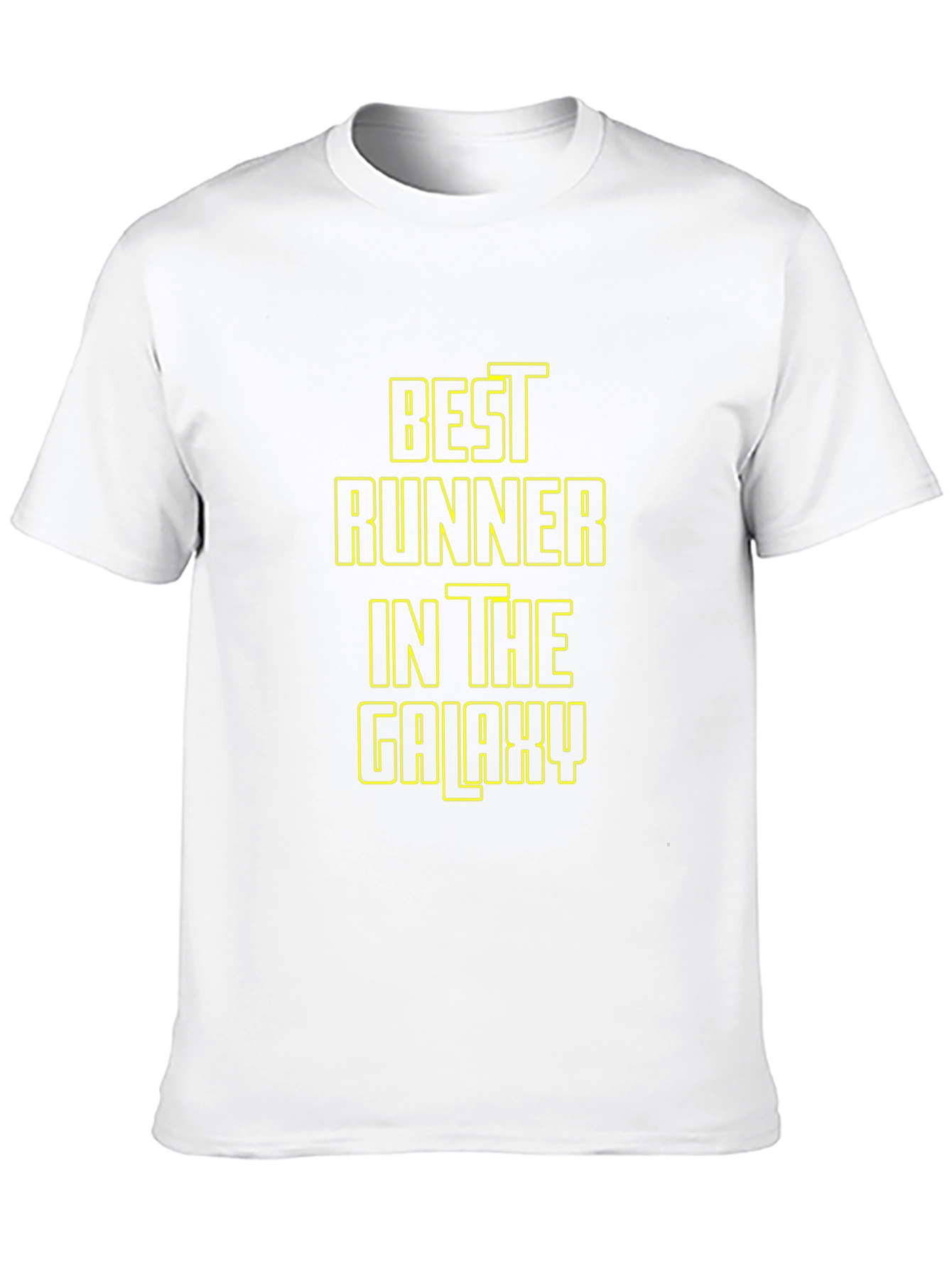 Black Best Runner in the Galaxy Black T-Shirt view 10