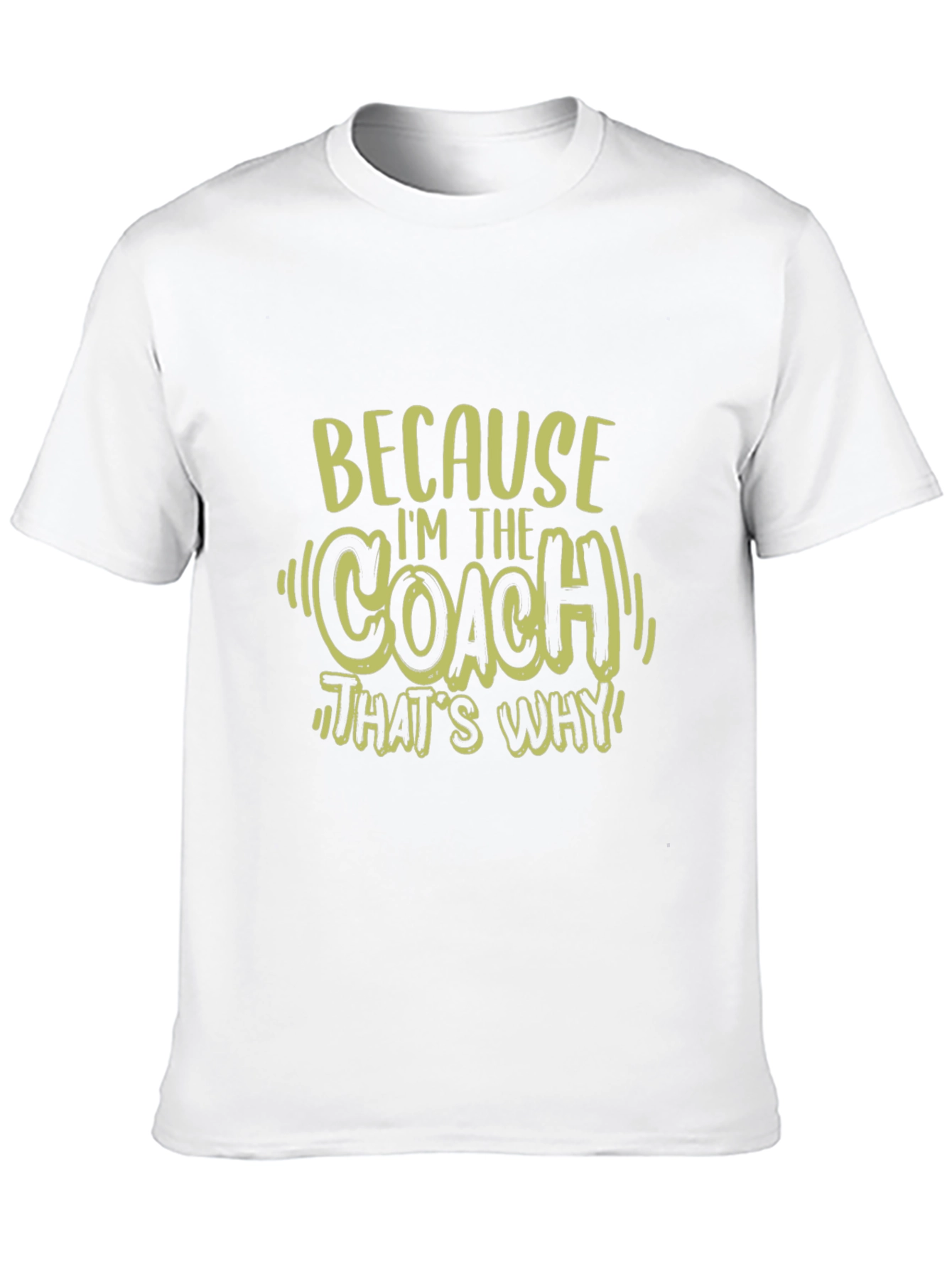 Black Coach T-Shirt: Because I'm The Coach view 10