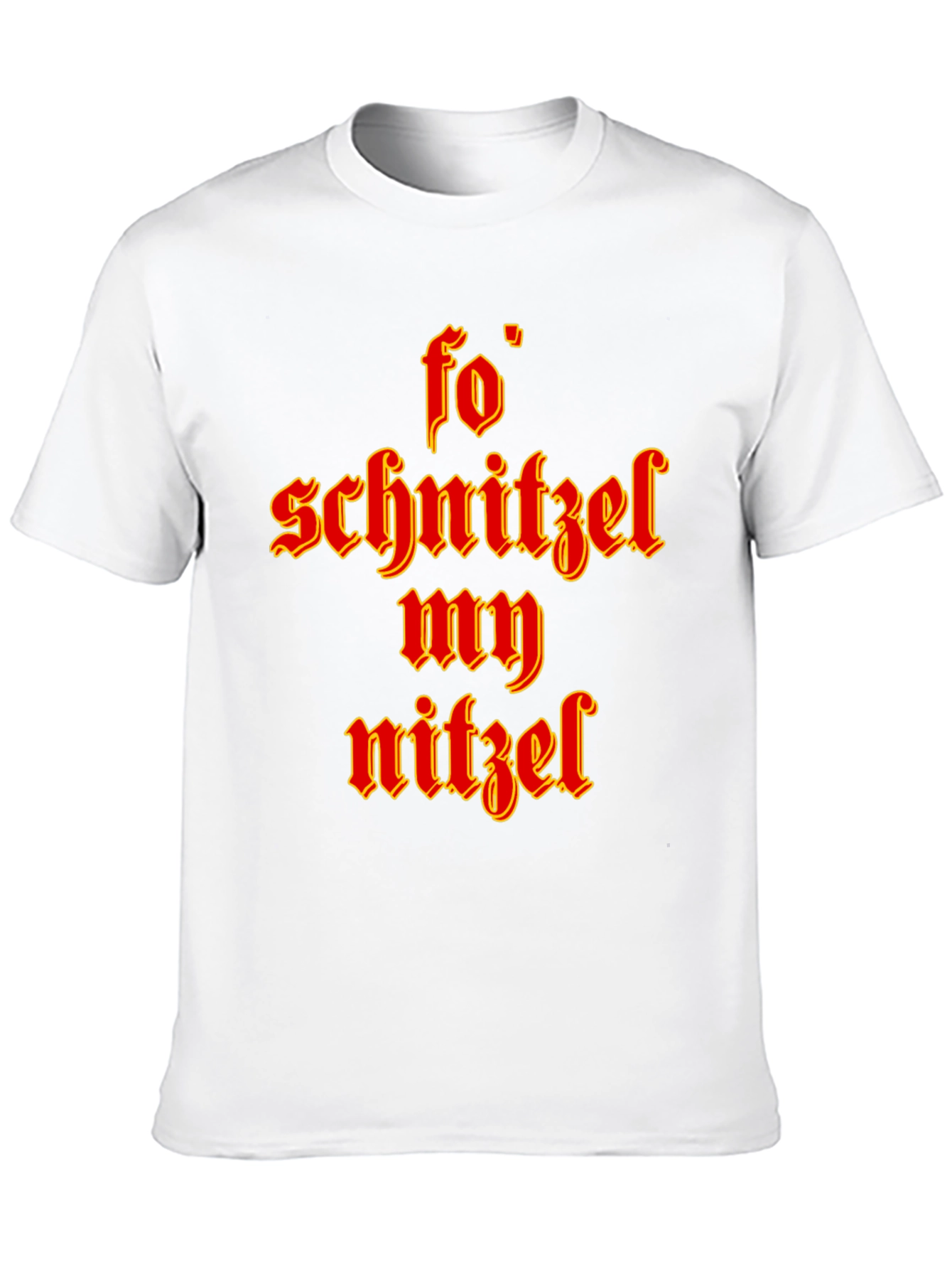 Black Funny Fo' Schnitzel My Nitzel Graphic Tee view 10