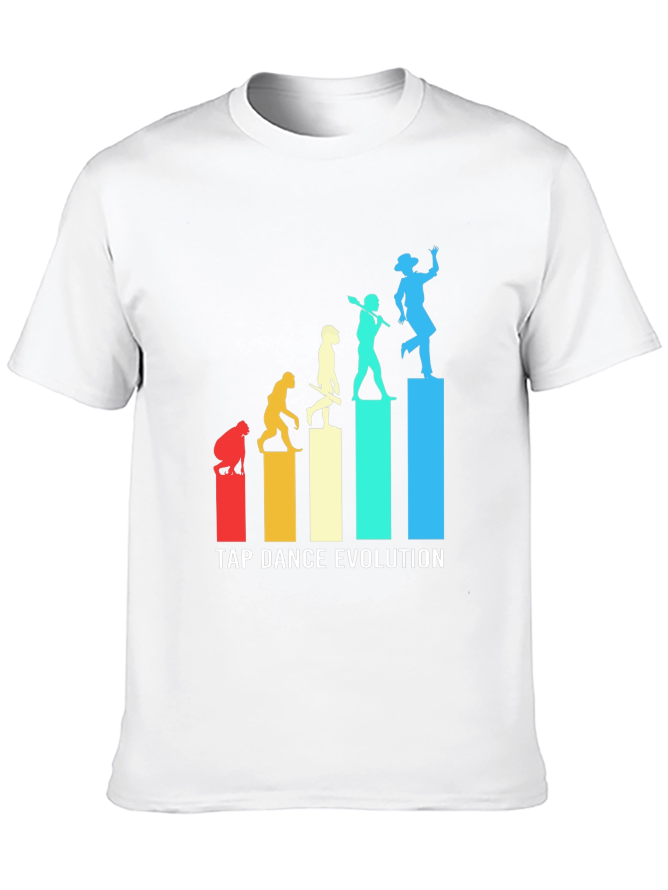Black Tap Dance Evolution Graphic Tee - Stylish Dance Lover's Shirt view 10